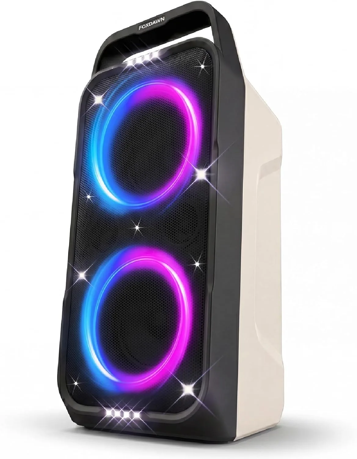 Foxdawn Party Bluetooth Speaker: 240W Peak Loud Sound with Deep Bass