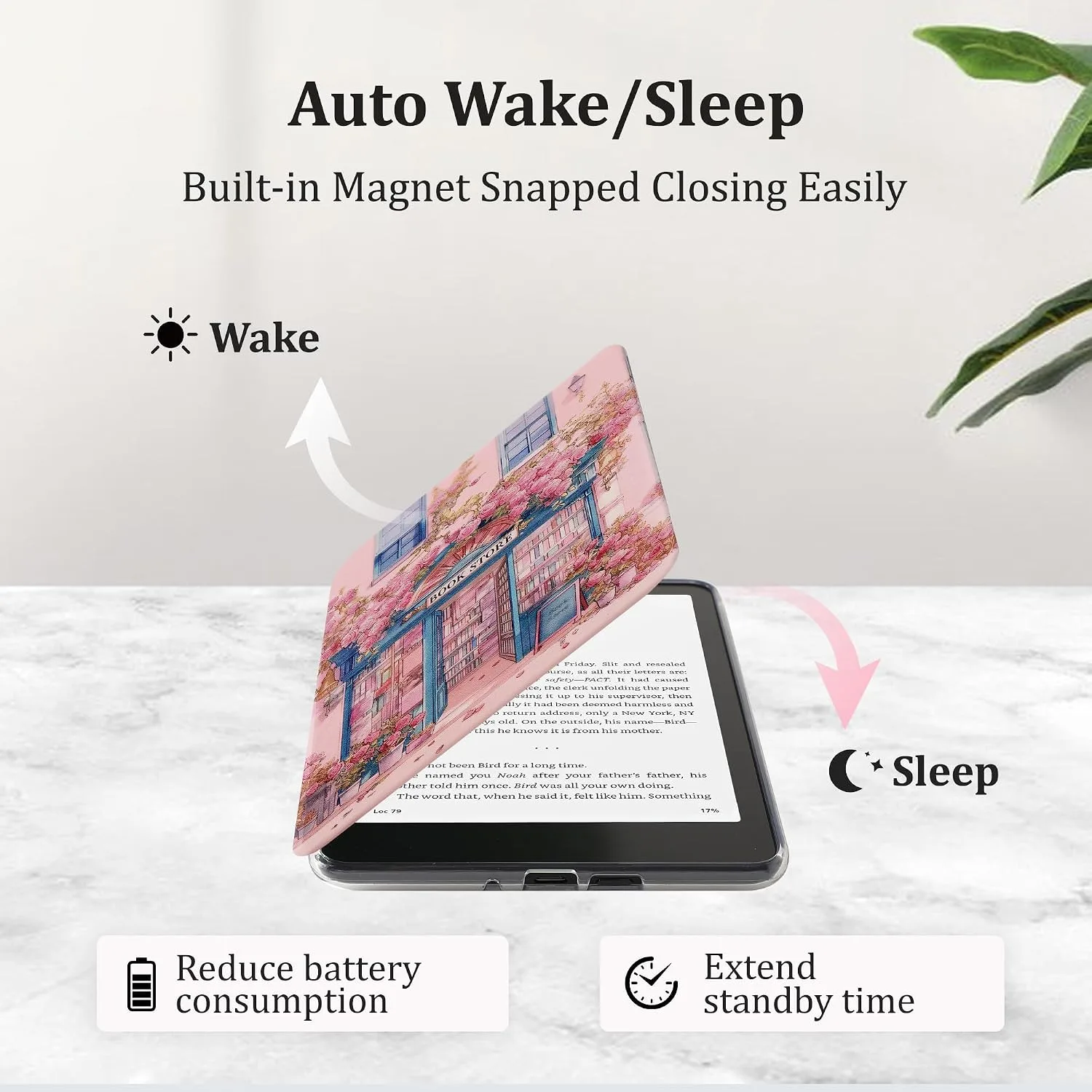 Clear Case for 7'' Kindle Paperwhite 12th Gen 2024 & Colorsoft