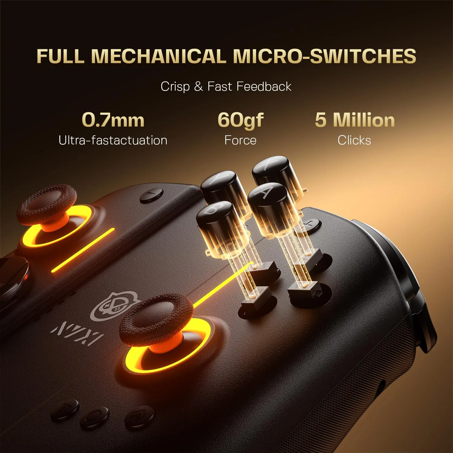NYXI Hyperion 3 Switch 2 Controller–World's First Third-Party Wireless Controller for Switch 2, 9-Axis Gyro, Hall Effect Joystick, Full Mechanical Buttons, Dual Back Buttons & Adjustable Vibration