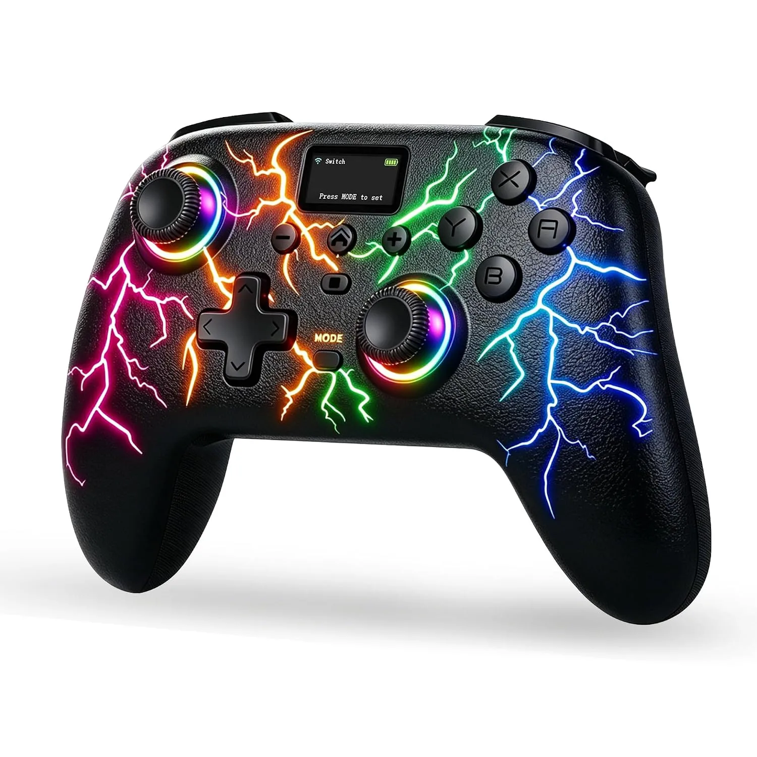 Exilapsire Wireless Controller for PC/Switch/Switch 2/iOS/Android, Black