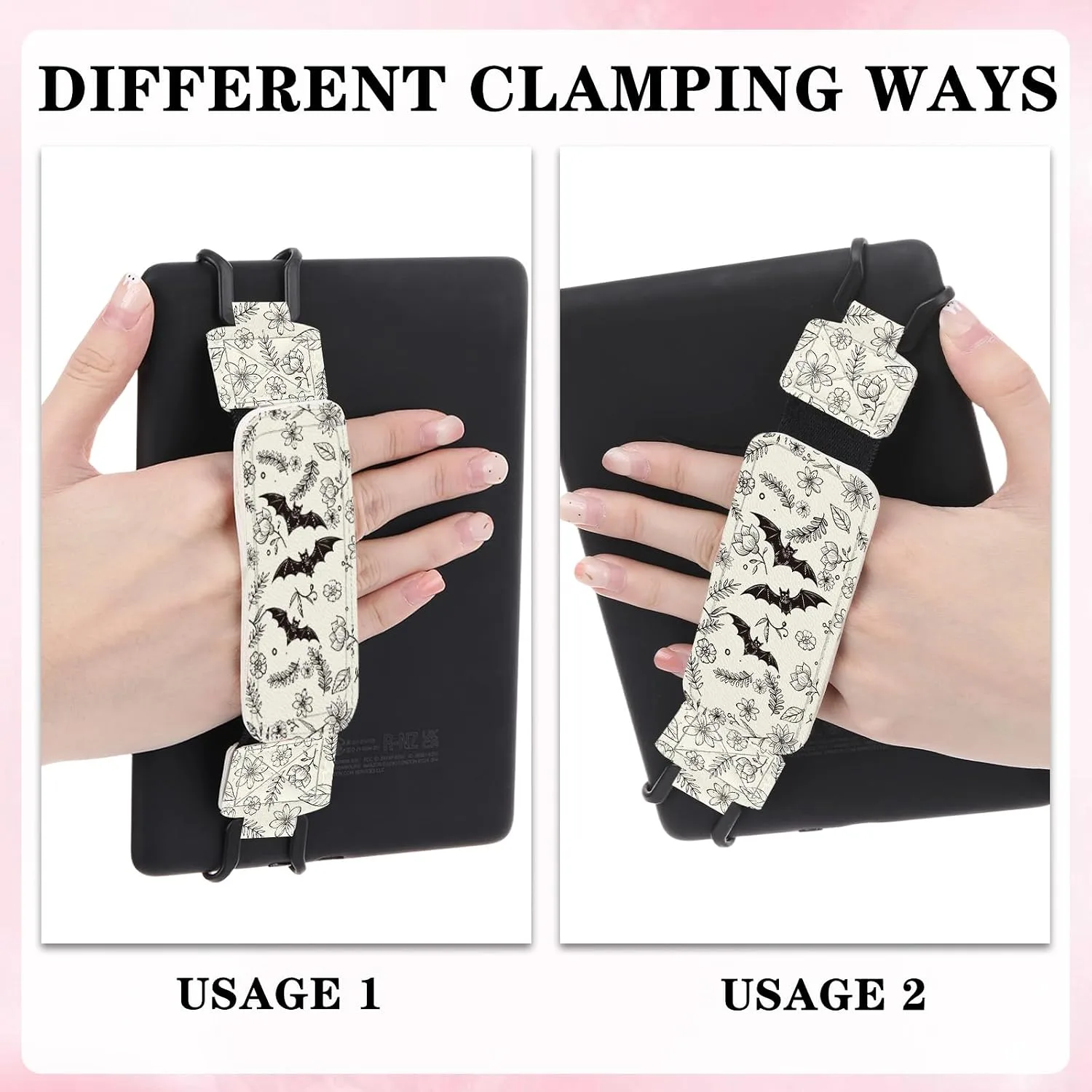 Hand Strap for Kindle and Tablet, Gothic Bat
