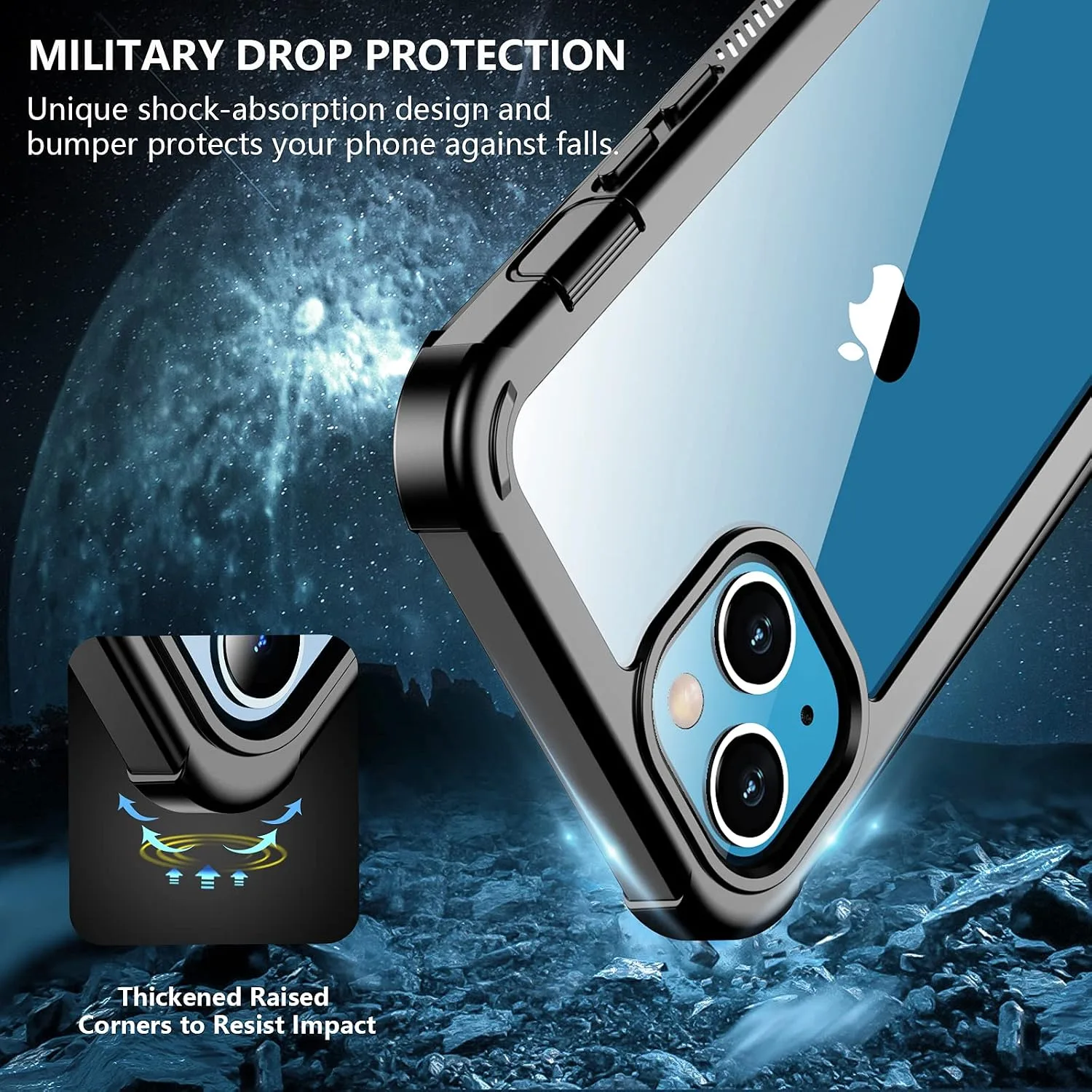 Red2Fire for iPhone 13 Case, [360 Full Body] [Heavy Duty Protection] with Built-in Screen Protector Tough Rugged 12 FT Dropproof Shockproof Dust-proof Bumper Case for iPhone 13 Phone Case 6.1 inch