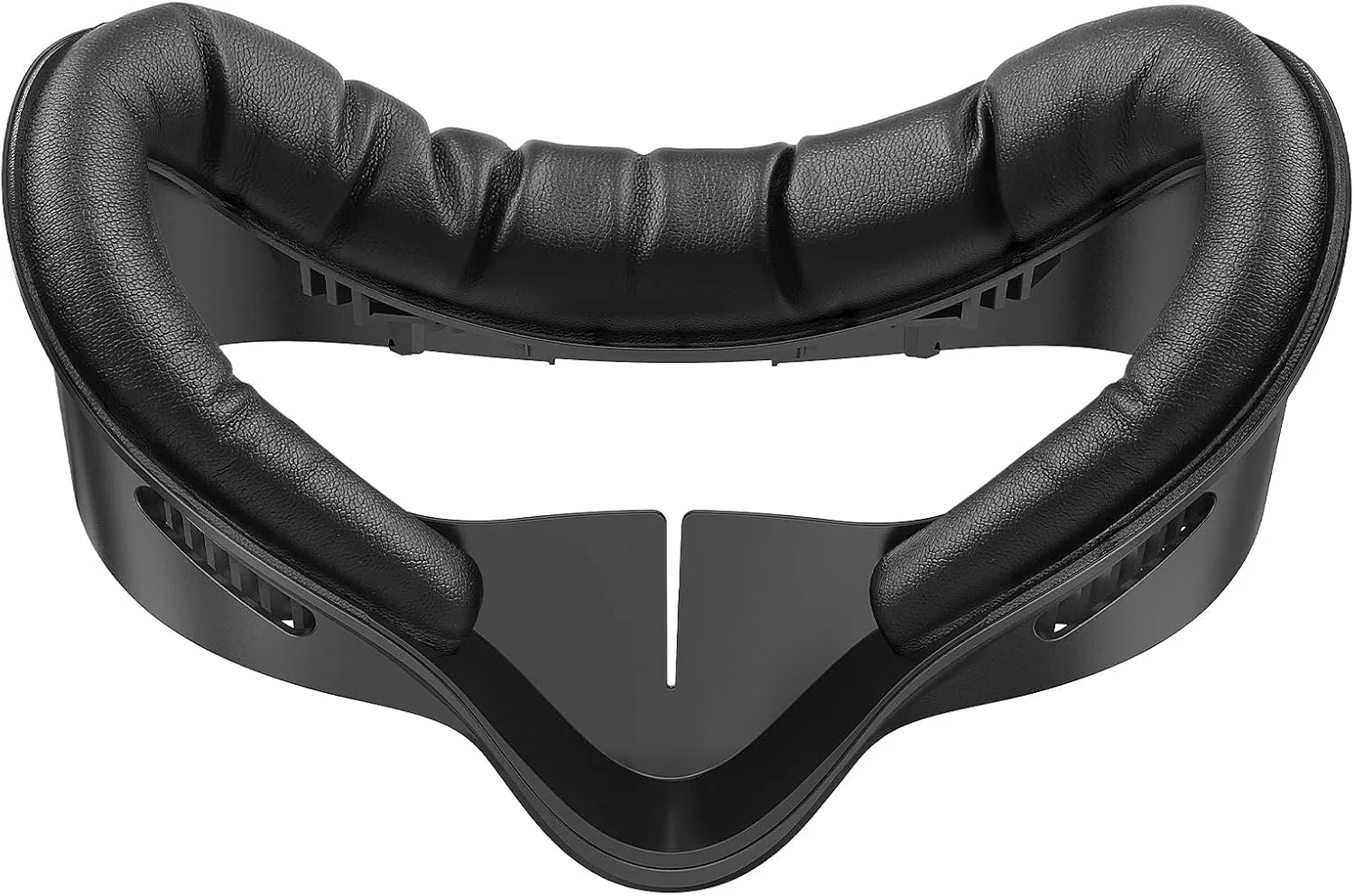 Almohadilla facial para Meta Quest 3S Amzdm cubierta de PU cuero negro