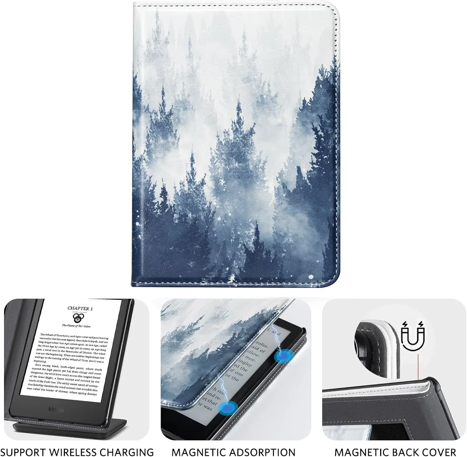 CoBak Case with Stand for for 6" Kindle (2024 & 2022, 11th Gen)