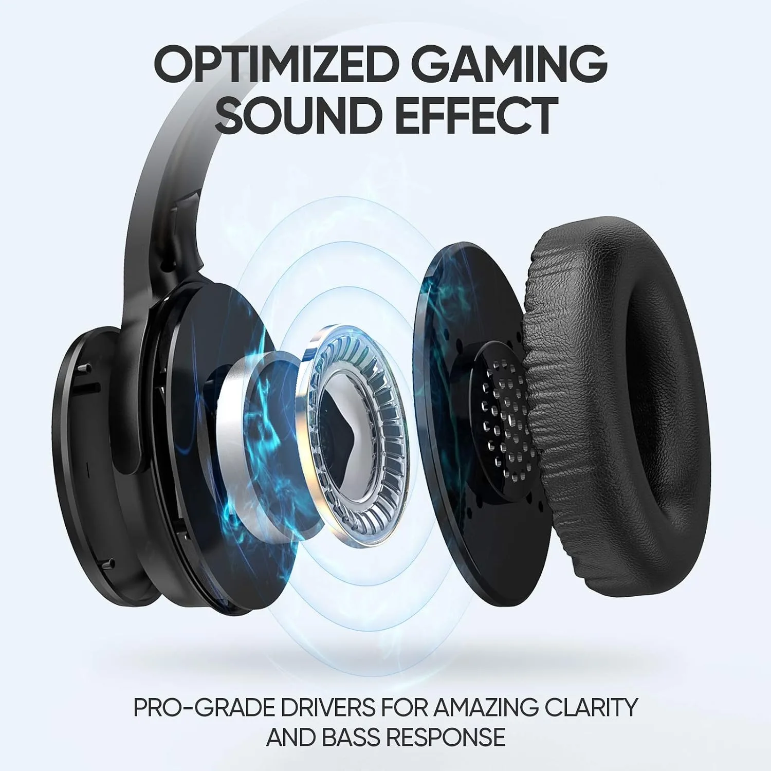SARLAR VR Gaming Headphones for Quest 2/Quest 3 Increase VR Immersion, Custom Length Cable, Optimized Gaming Audio Driver, Memory Protein Ear Pads Noise Isolating and Other Accessories