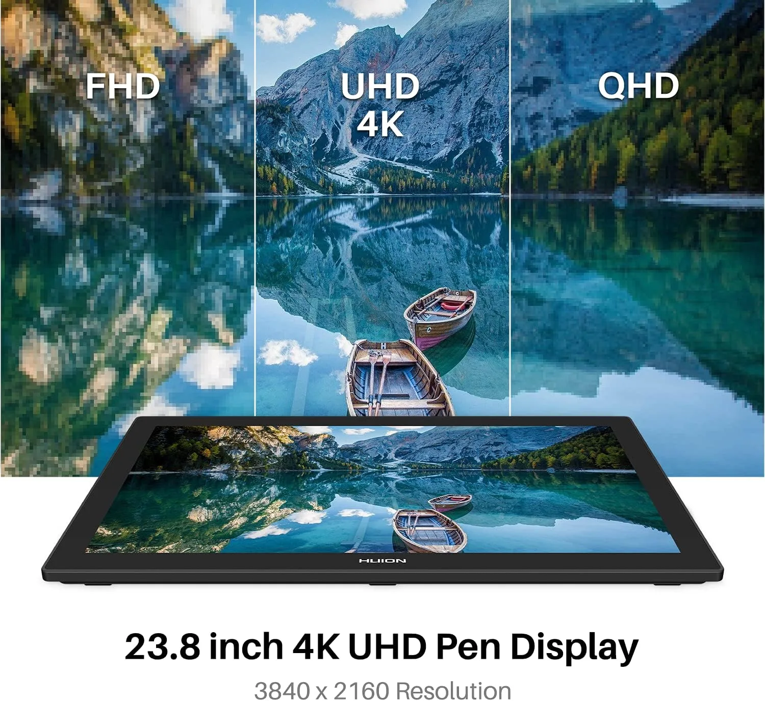 HUION KAMVAS Pro 24 4K UHD Drawing Tablet with Screen 140% sRGB
