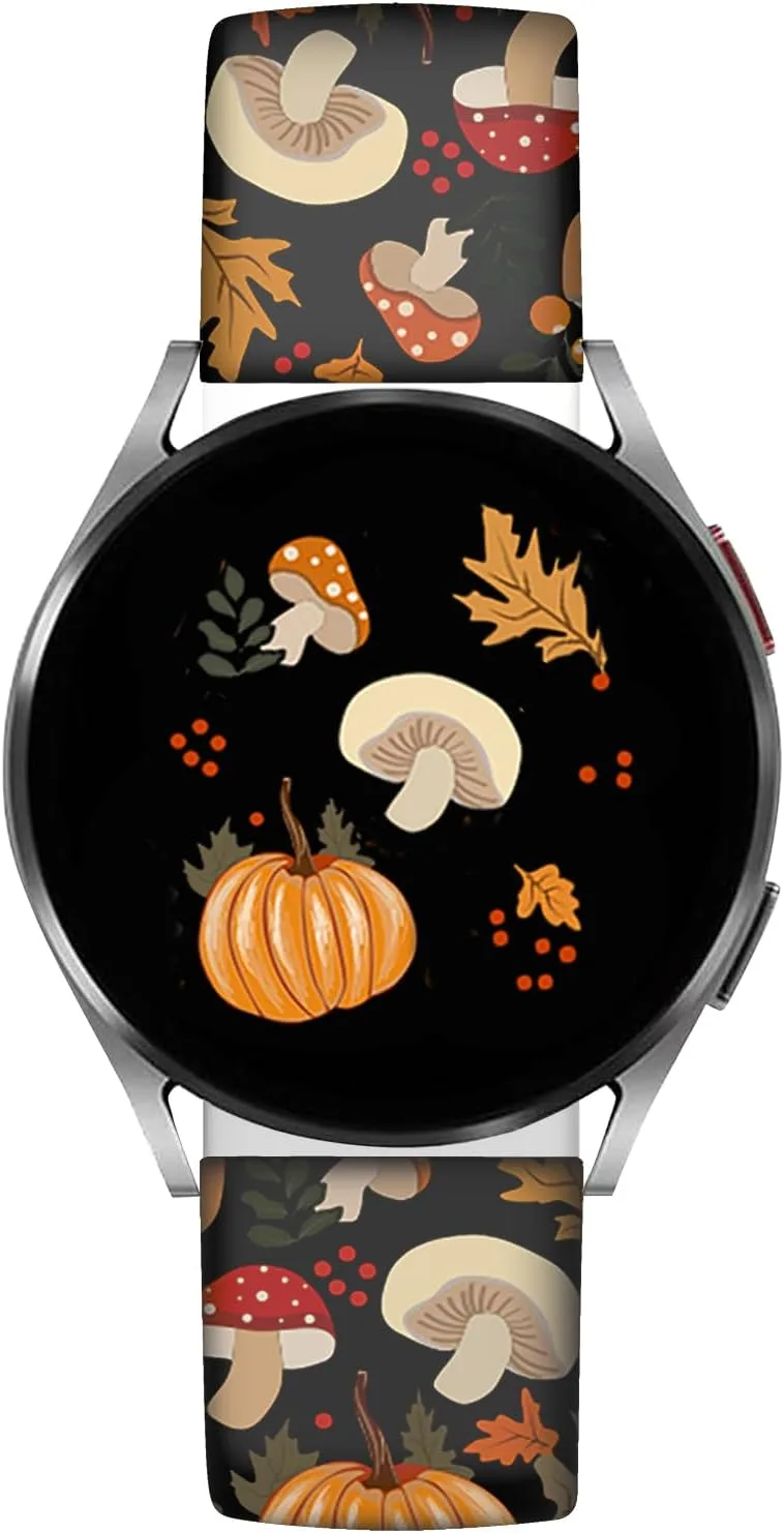 Christmas Halloween Bands Compatible with Samsung Galaxy Watch 7 Band 6 5 4 Active 2 FE 40mm 44mm/Watch 6/4 Classic/5 Pro/3, 20mm Holiday Replacement Strap Band for Samsung Watch Bands Women