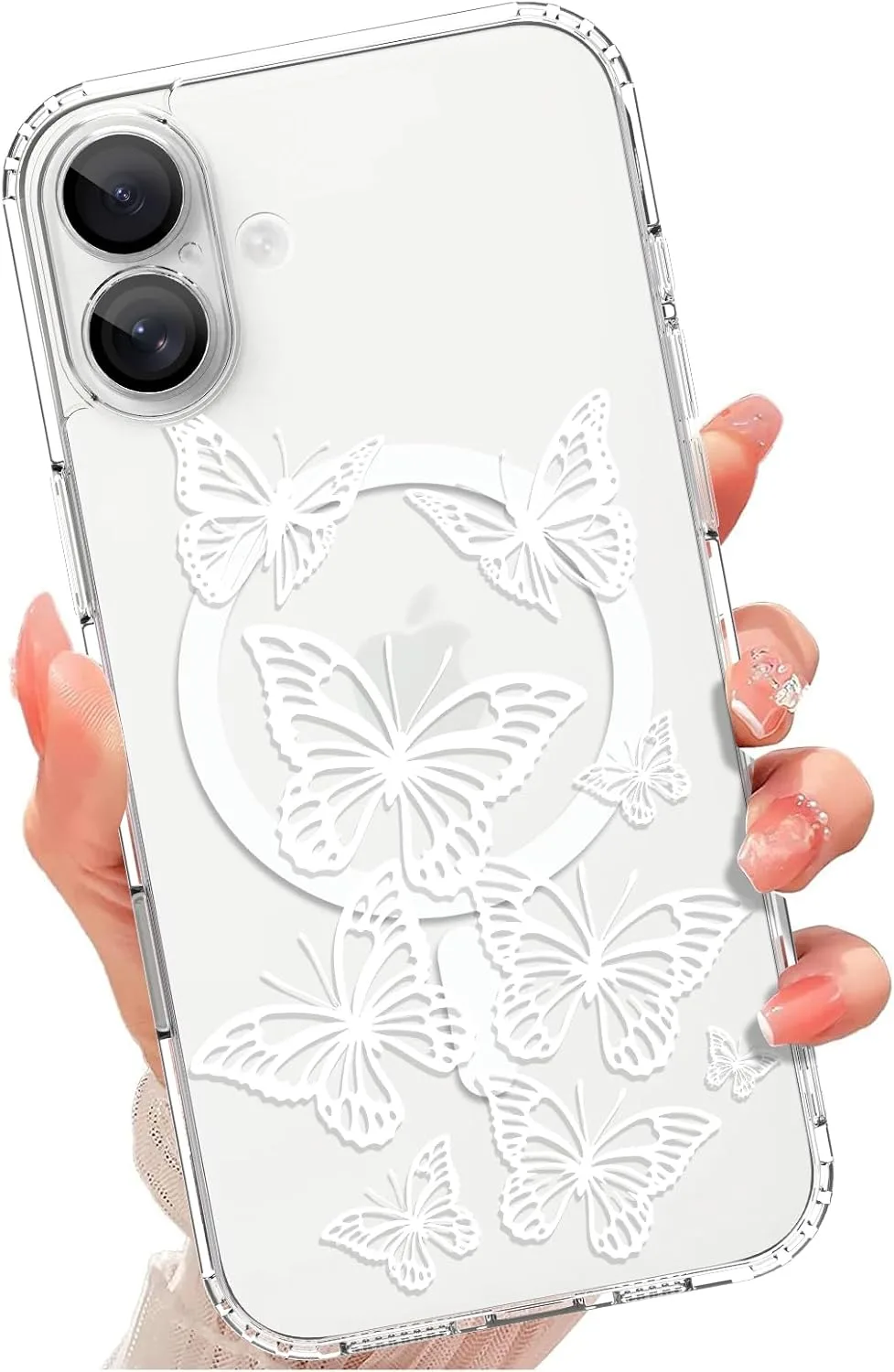 tharlet Magnetic for iPhone 16 Case, Compatible with MagSafe Butterfly
