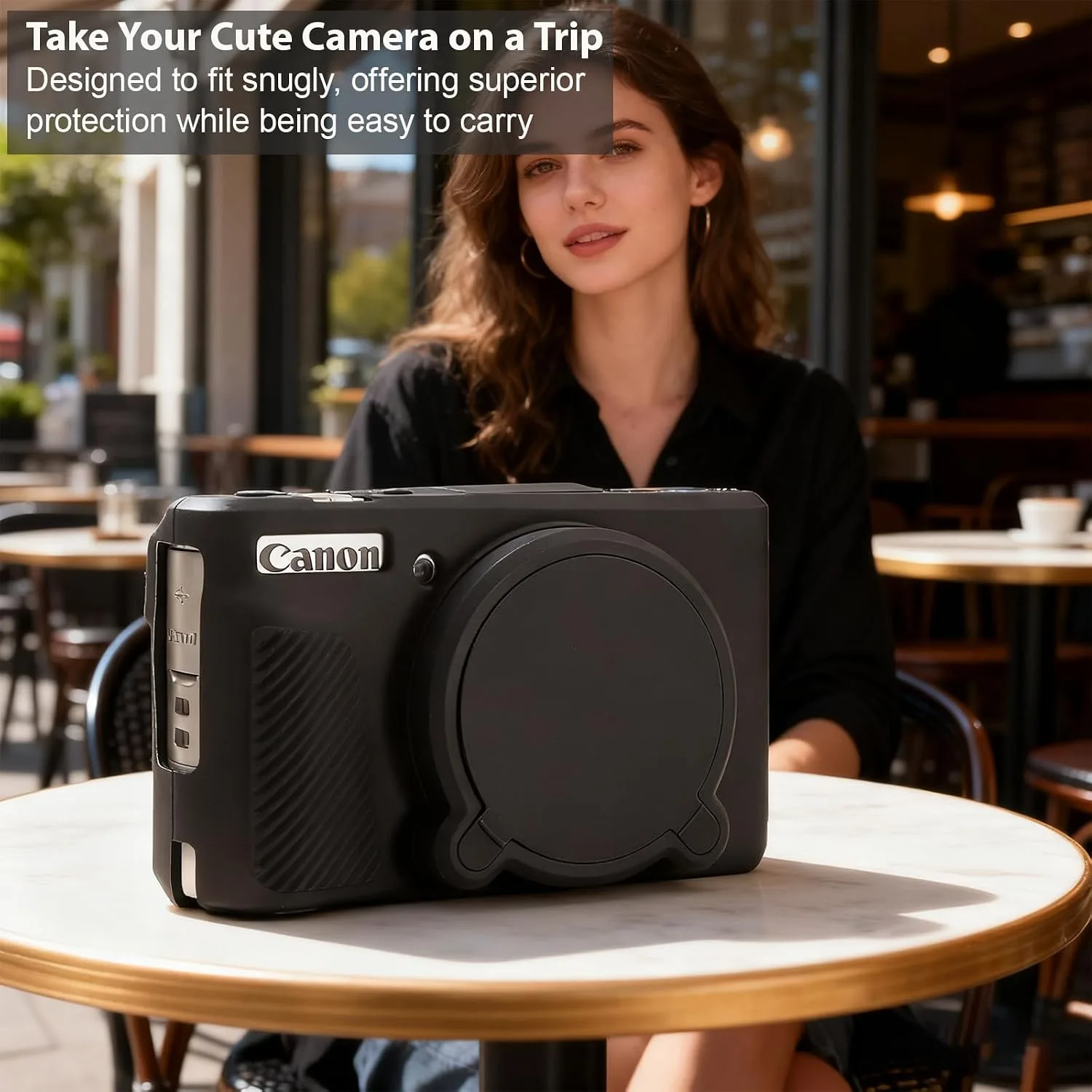 Case for Canon PowerShot SX740 HS, SX730 HS Camera - Black