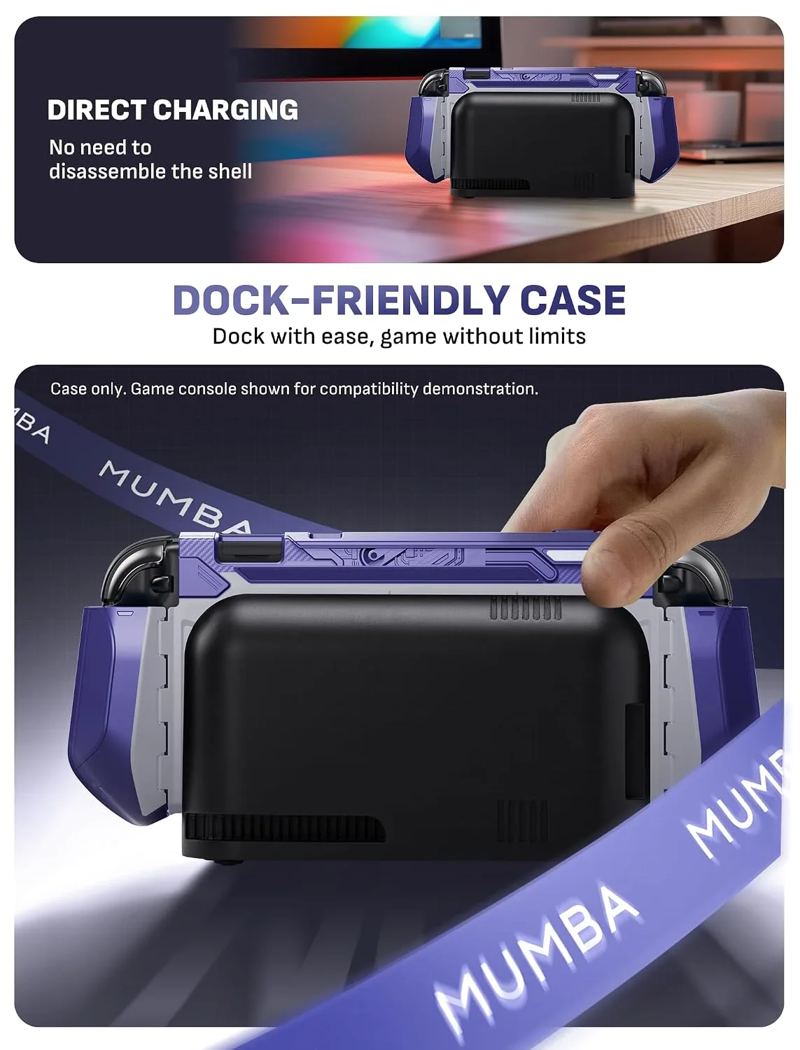 Mumba Dockable Protective Case for Nintendo Switch 2,Blade Series,Retro