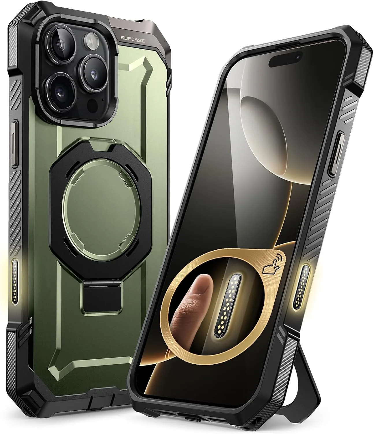 Carcasa Supcase Guldan para iPhone 16 Pro Max con botón control cámara