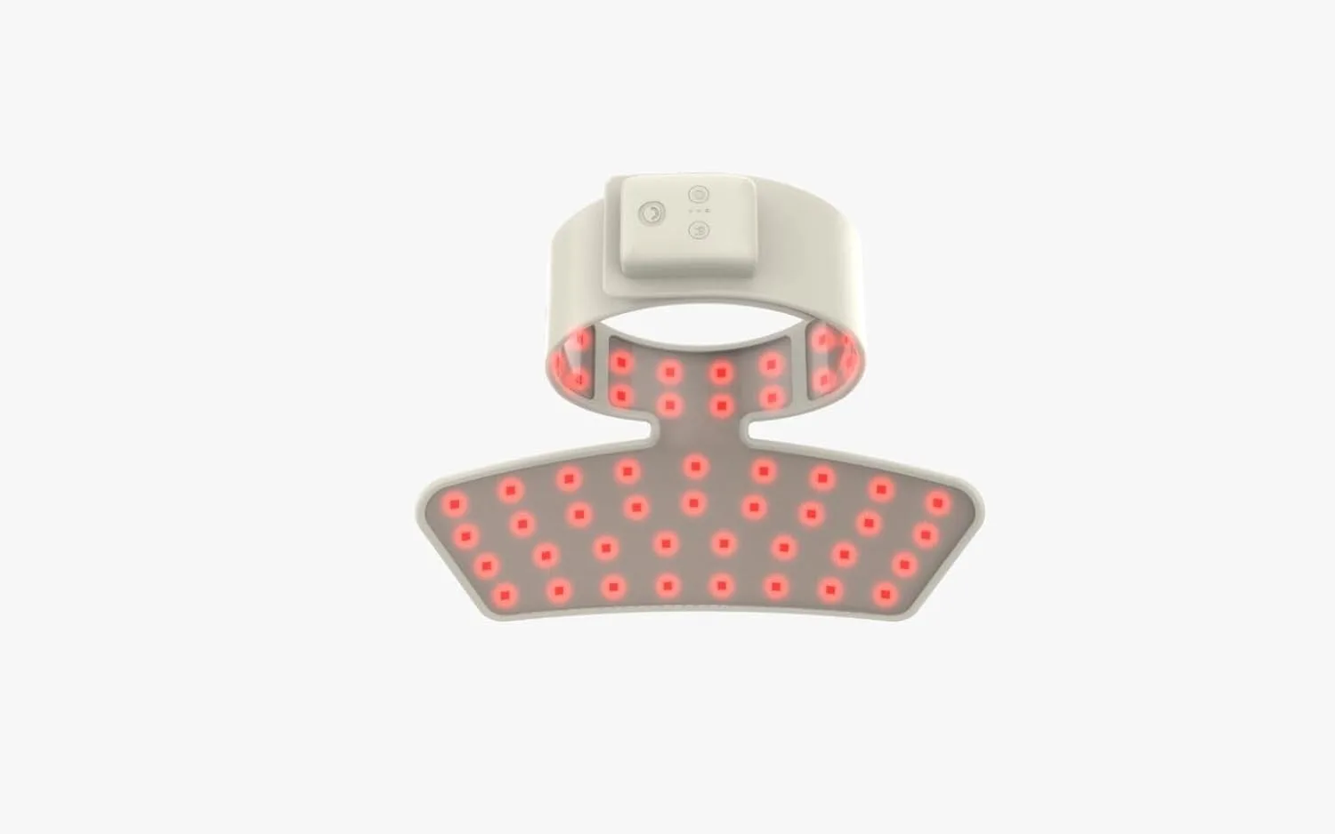 Fringe LED Neck & Chest Mask – Red, Infrared & Blue Light Modes for Skincare Routine