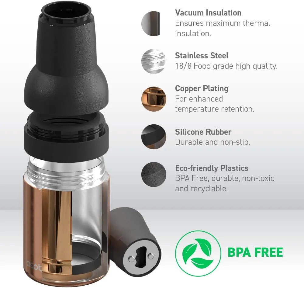 Asobu Frosty Beer Holder 2 Go Vacuum Insulated Double Walled Stainless Steel Beer Can and Bottle Cooler with Beer Opener, Bpa Free, Fits Standard 12oz Bottles & Cans, Gift for Beer Lovers