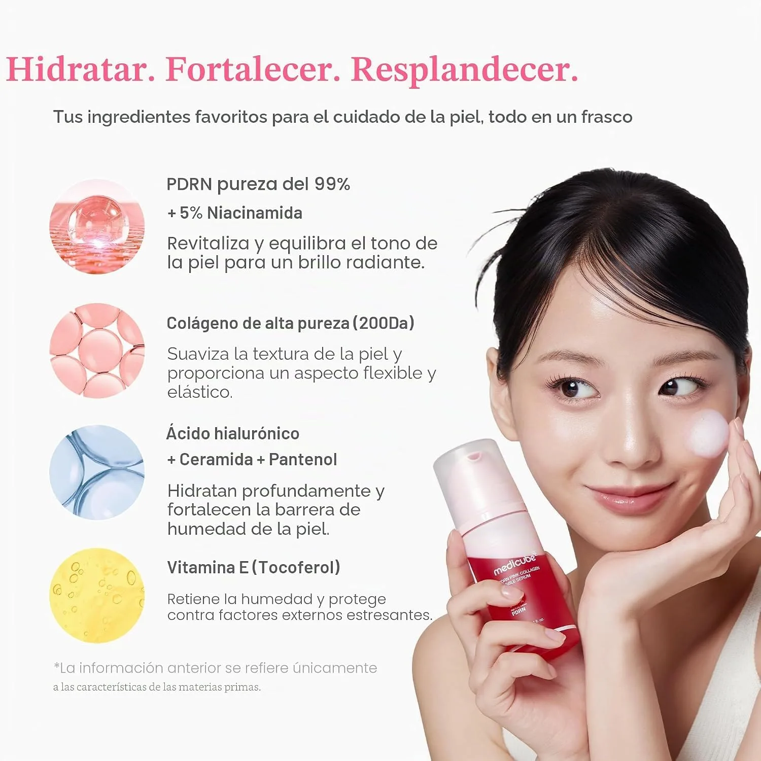medicube PDRN Pink Collagen Bubble Serum - Bubble-to-Glow Firming Care