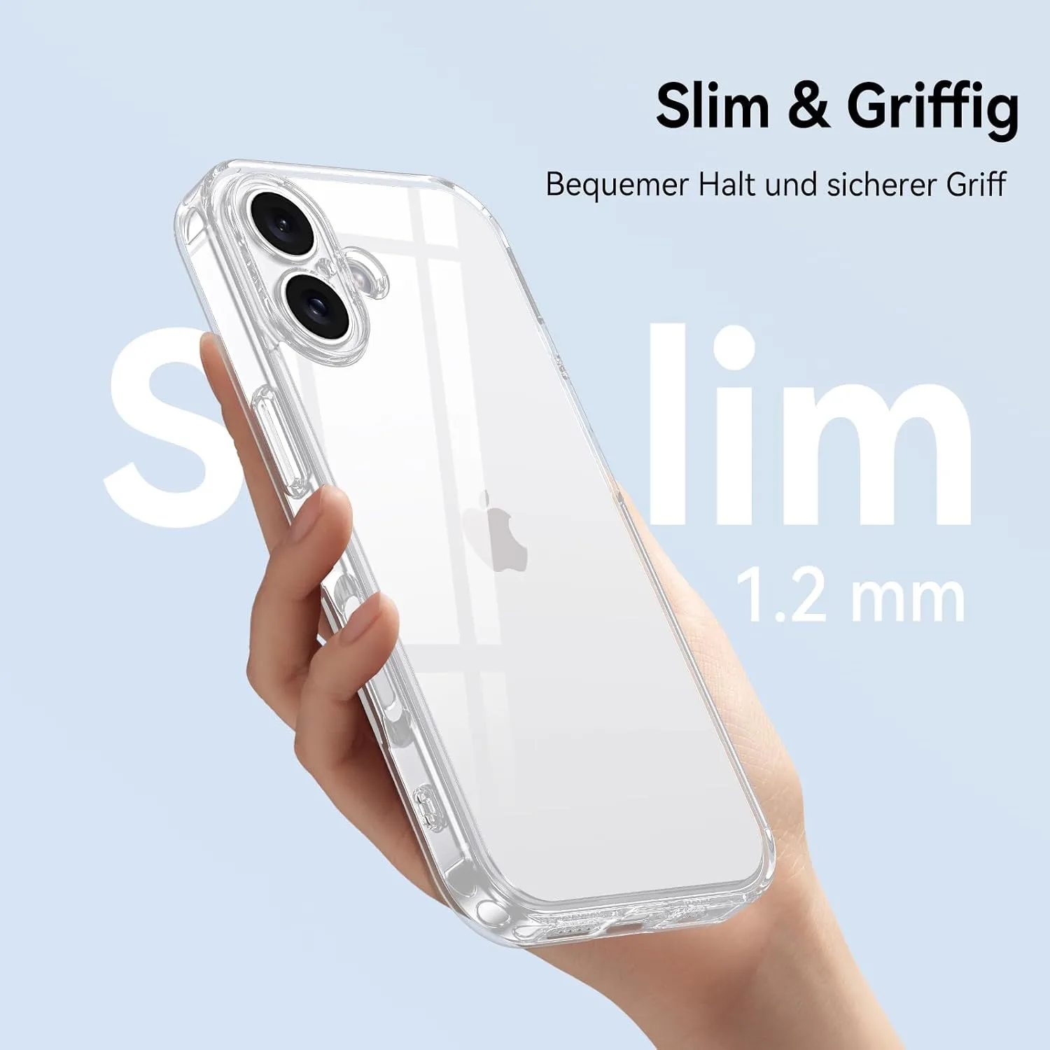 YINLAI for iPhone 17 Case 6.3", Upgraded Anti-Yellowing, Crystal Clear