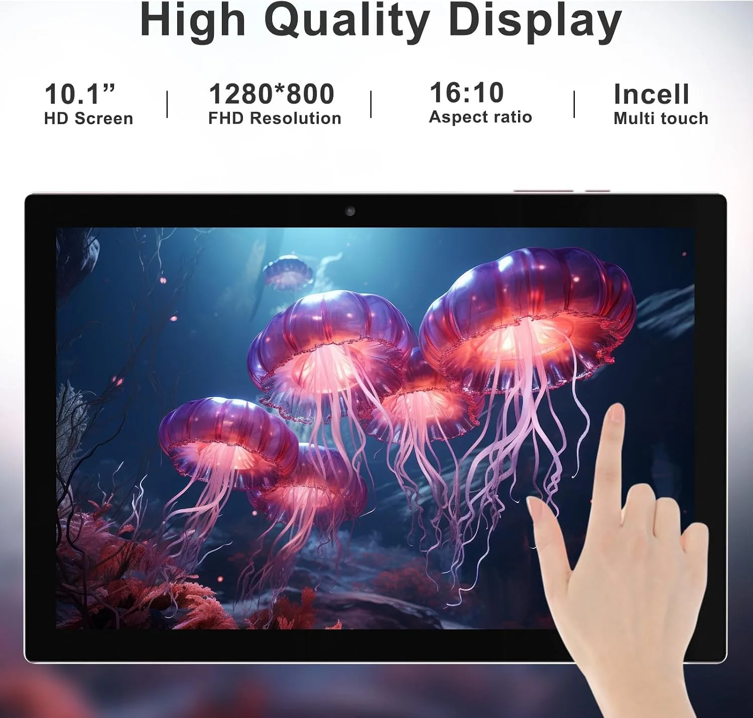 BYANDBY Tablet with Keyboard | Tablet 10 inch | Android 15 | 2 in 1 Tablet