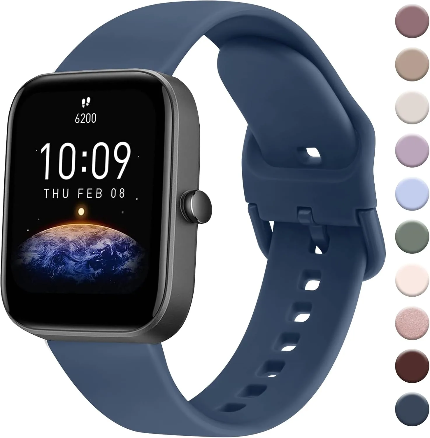 AK Band for Amazfit GTS 4 / GTS 4 Mini / GTS 3 / GTS 2 / GTS 2e / GTS 2 mini / GTS / GTR mini Bands, 20mm Soft Replacement Sport Strap for Amazfit Bip 3 / Bip 3 Pro / Bip U Pro / Bip / Bip Lite / Bip S / Bip S lite / Bip U Smart Watch Women Men