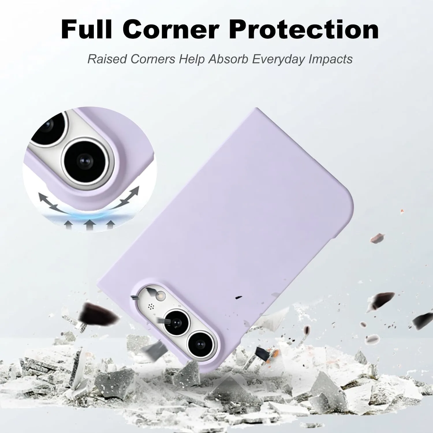 Matte PC Case for iPhone Duo - Purple