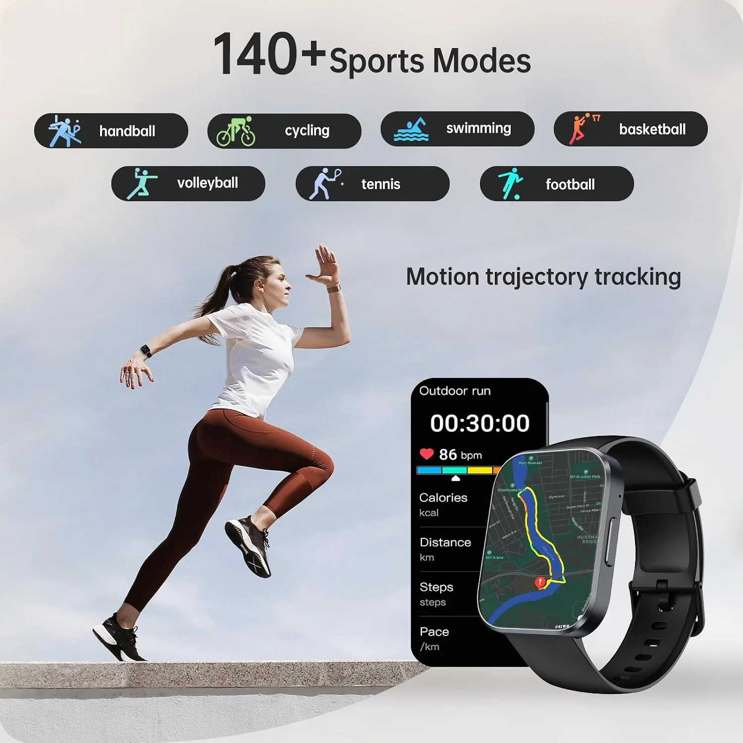 Smart Watch for Men Women, 1.91"HD Smartwatch with Bluetooth Answer/Call