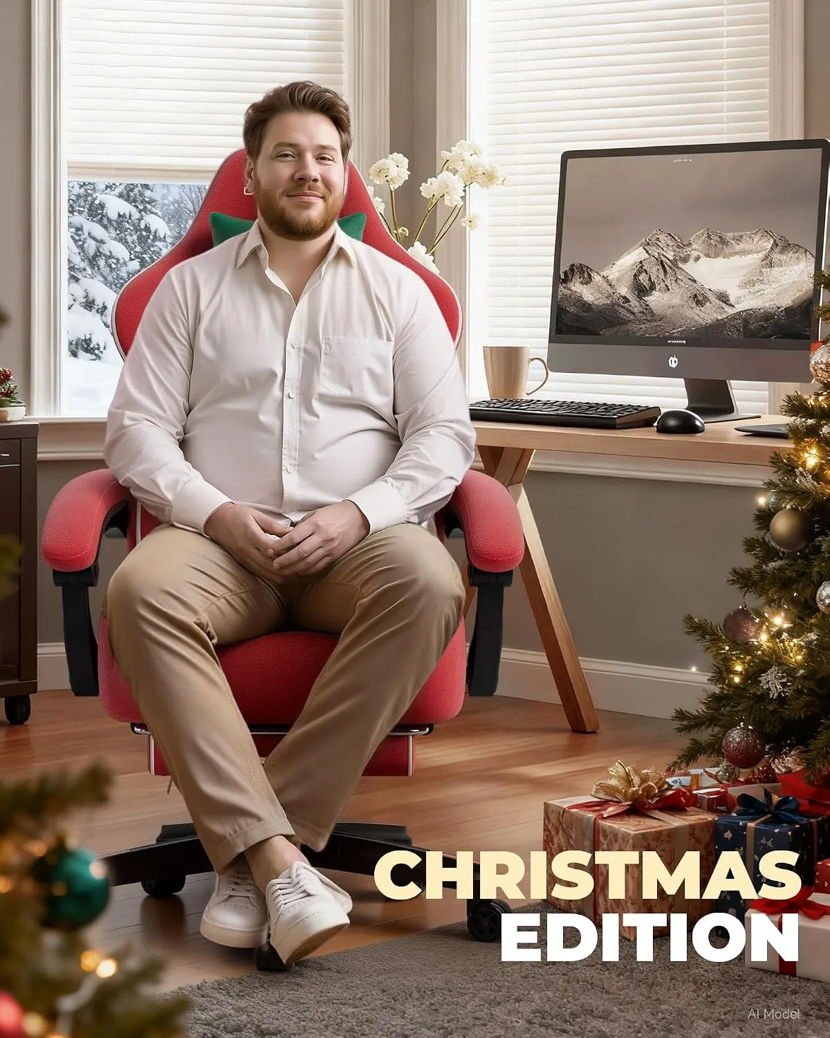 GTPLAYER Gaming Chair, Comfort Computer Office Chair for Adults, Christmas