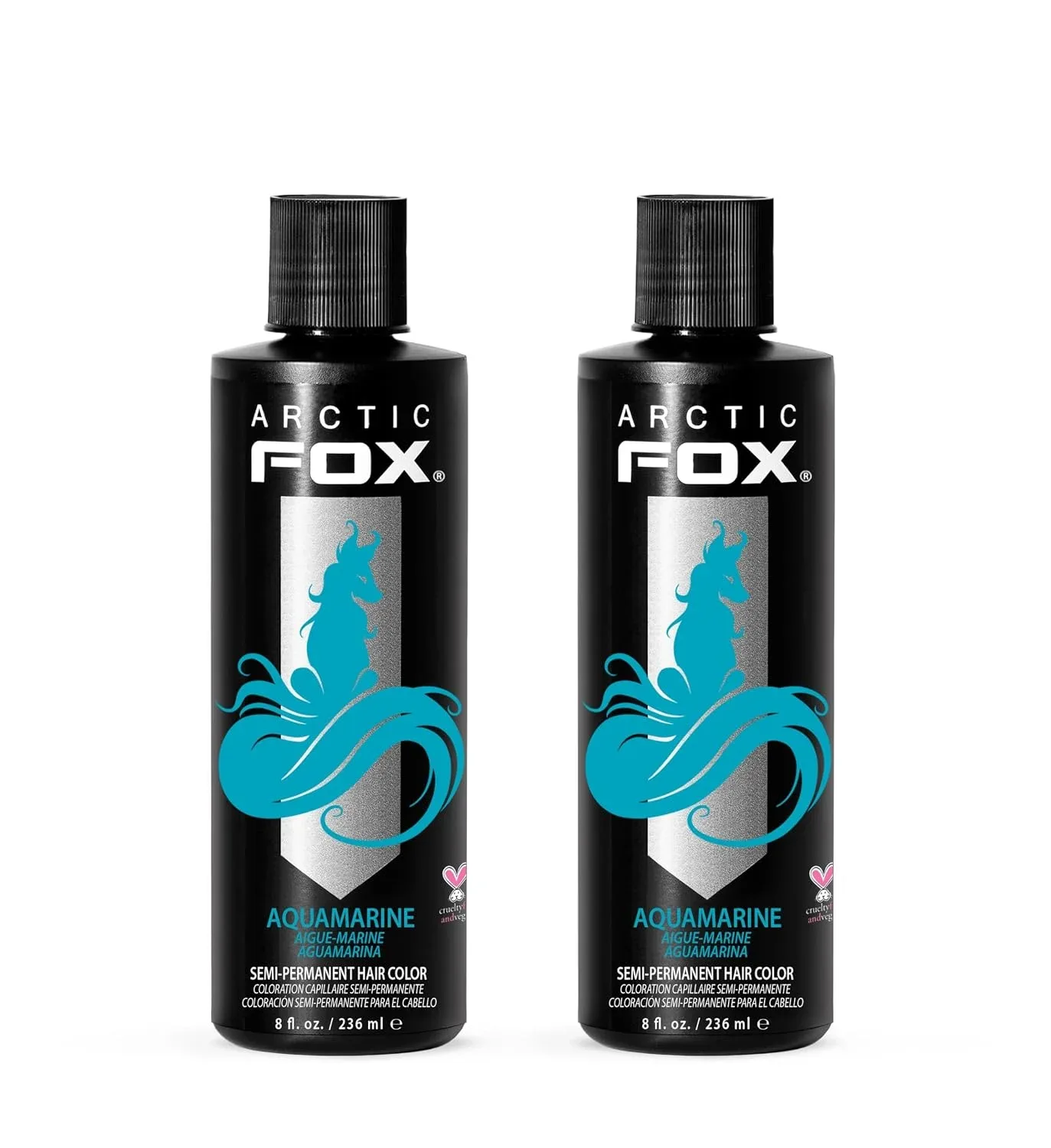 Tintura Semipermanente Arctic Fox Aquamarine Blue 2 x 8 fl oz