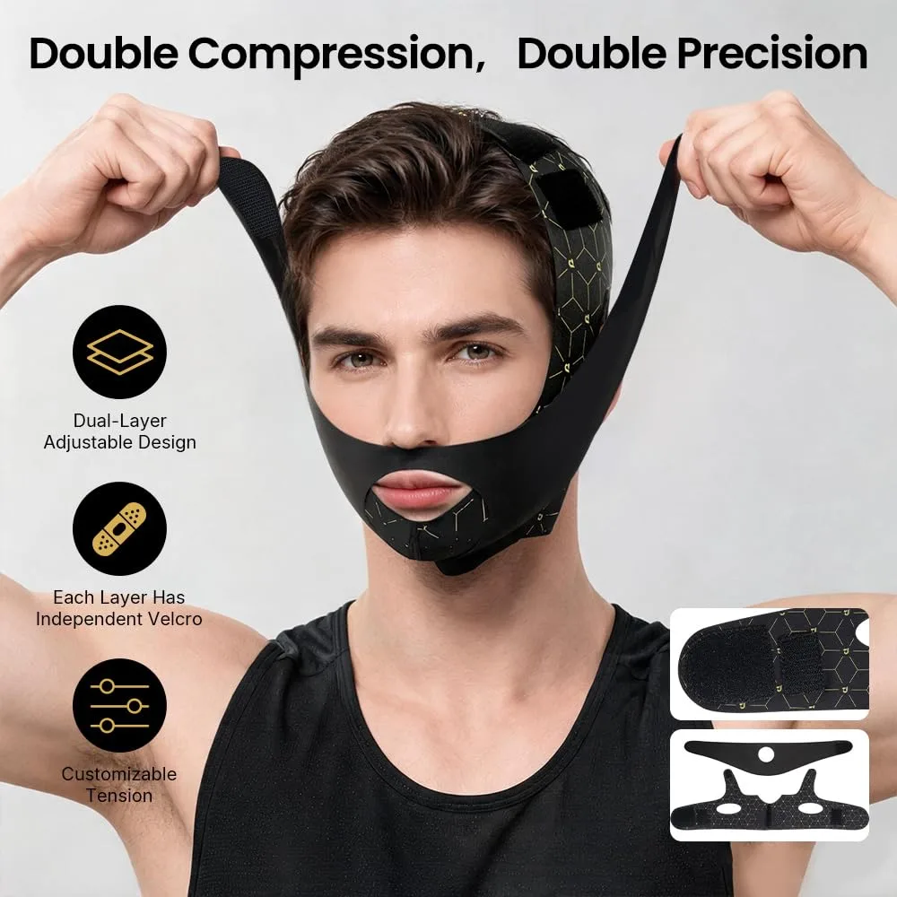 Double Chin Reducer, V Line Lifting Jawline Shaper for Sleeping
