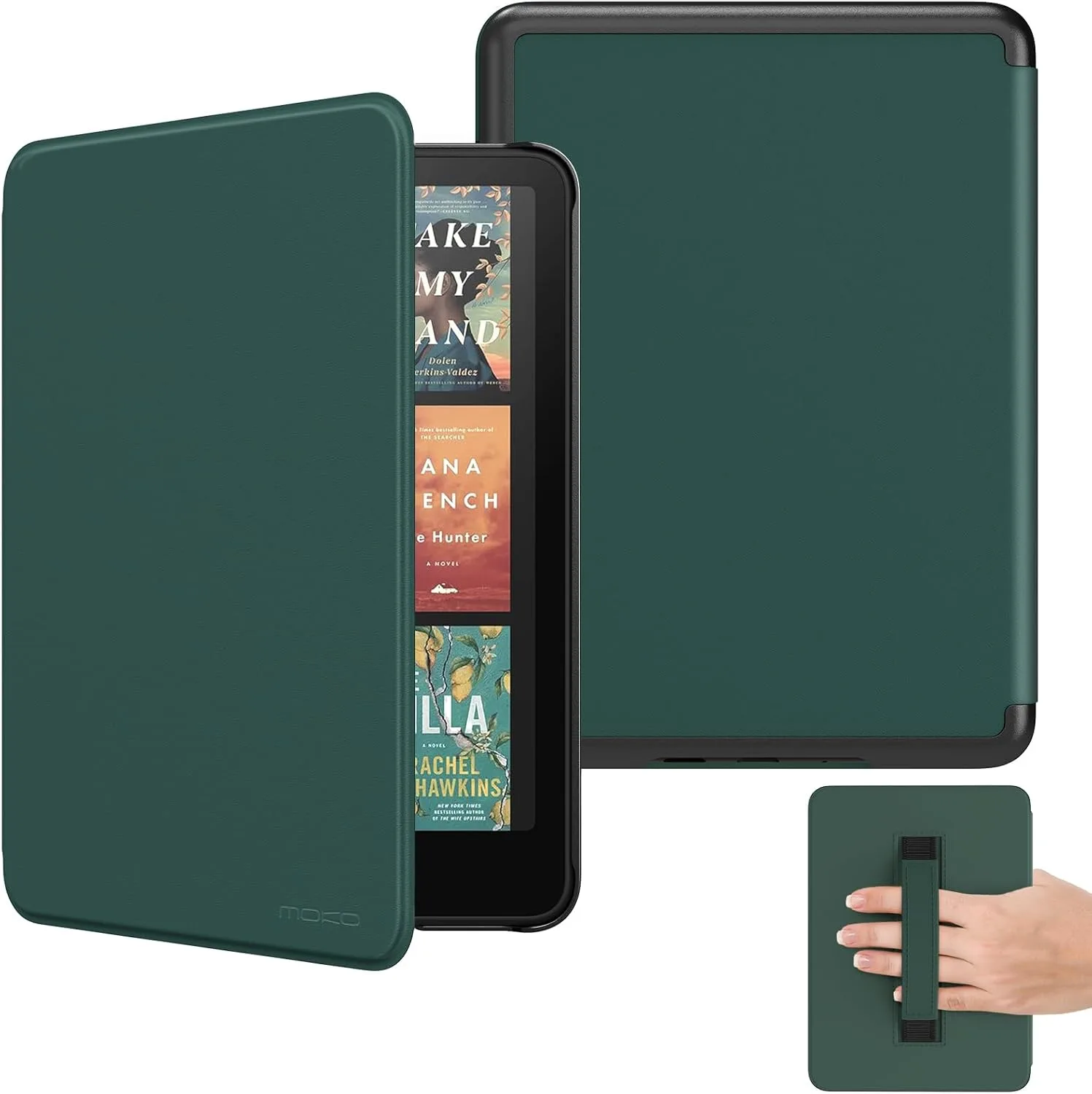 MoKo Case for 7" Kindle Paperwhite 12th Gen 2024, Midnight Green
