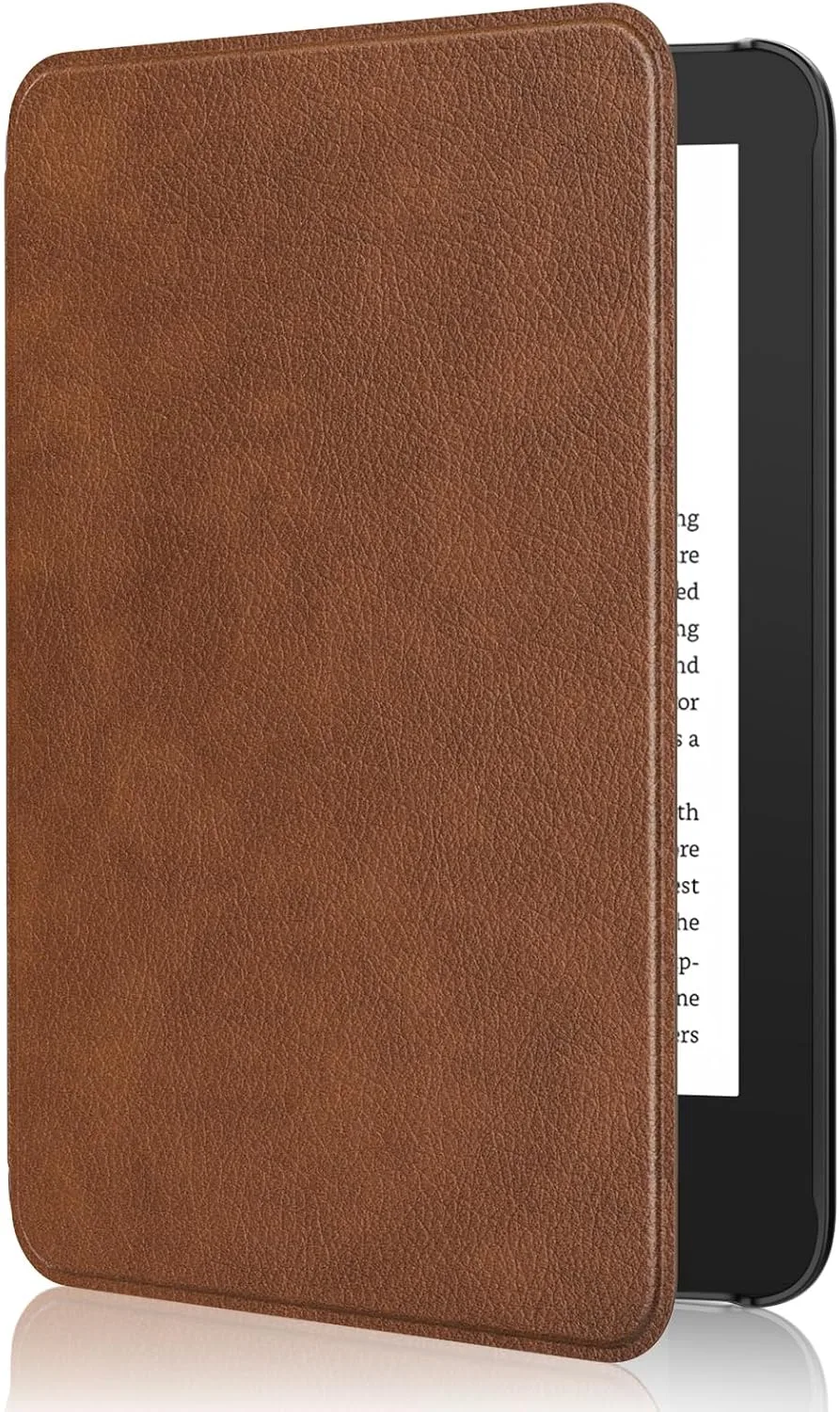 Funda MoKo para Amazon Kindle Basic 11ª Gen 6 pulgadas 2024/2022 Marrón