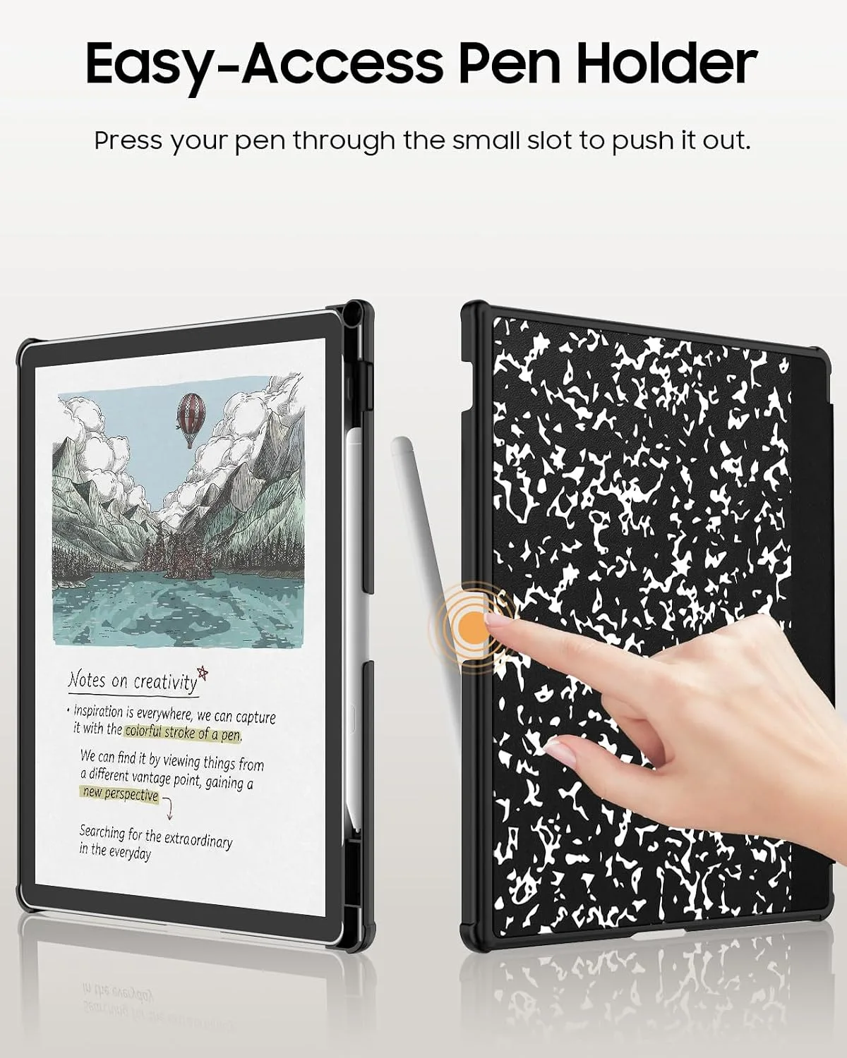 Fintie Slim Case for 11" Kindle Scribe 3rd Gen 2025 & Colorsoft, Comp Book