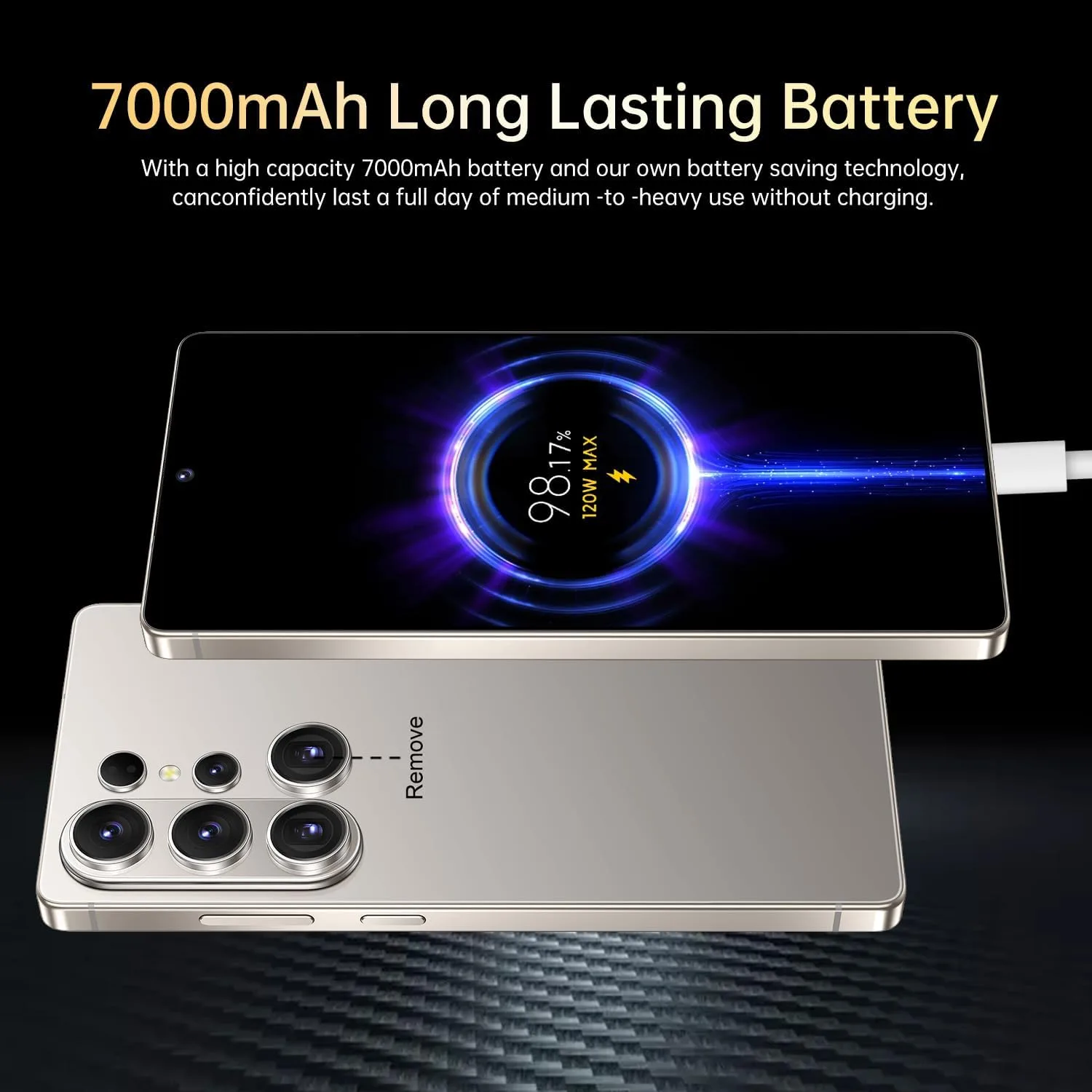Huness 26 Ultra Unlocked Cell Phone,Built in Pen,16+1TB Unlocked Phone, Android 15 Battery 7000mAh 6.99" HD Screen Smartphone, 5G/Face ID/Fingerprint Lock/Dual SIM/GPS (Grey)