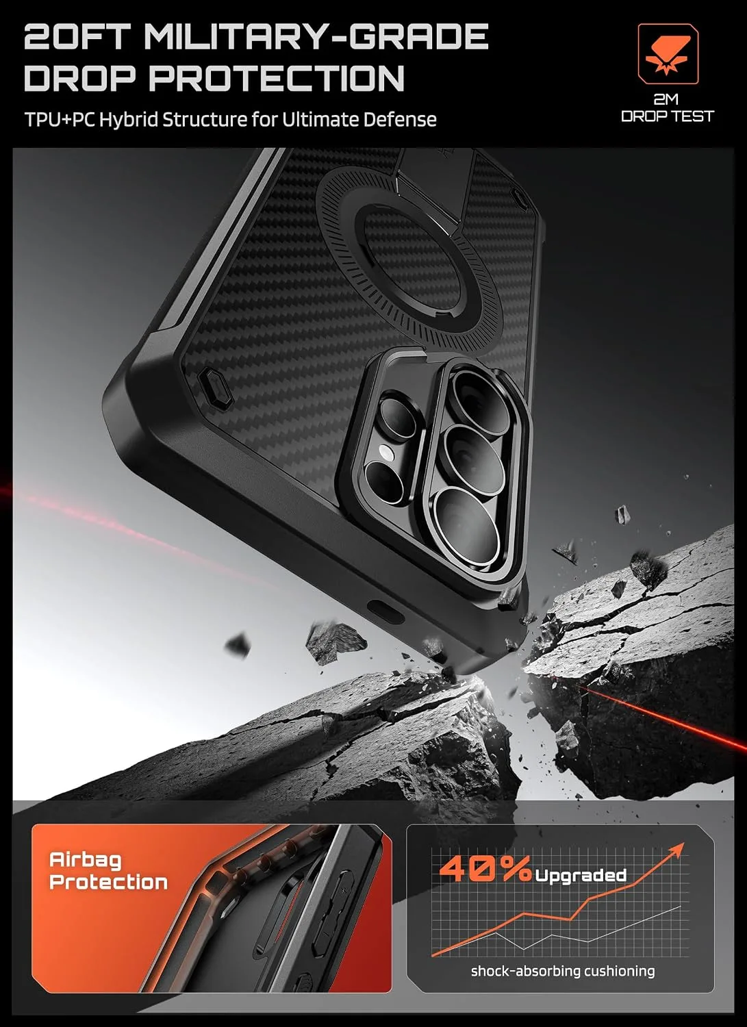 SUPCASE for Samsung Galaxy S26 Ultra Case with Built-in Stand, Aramid