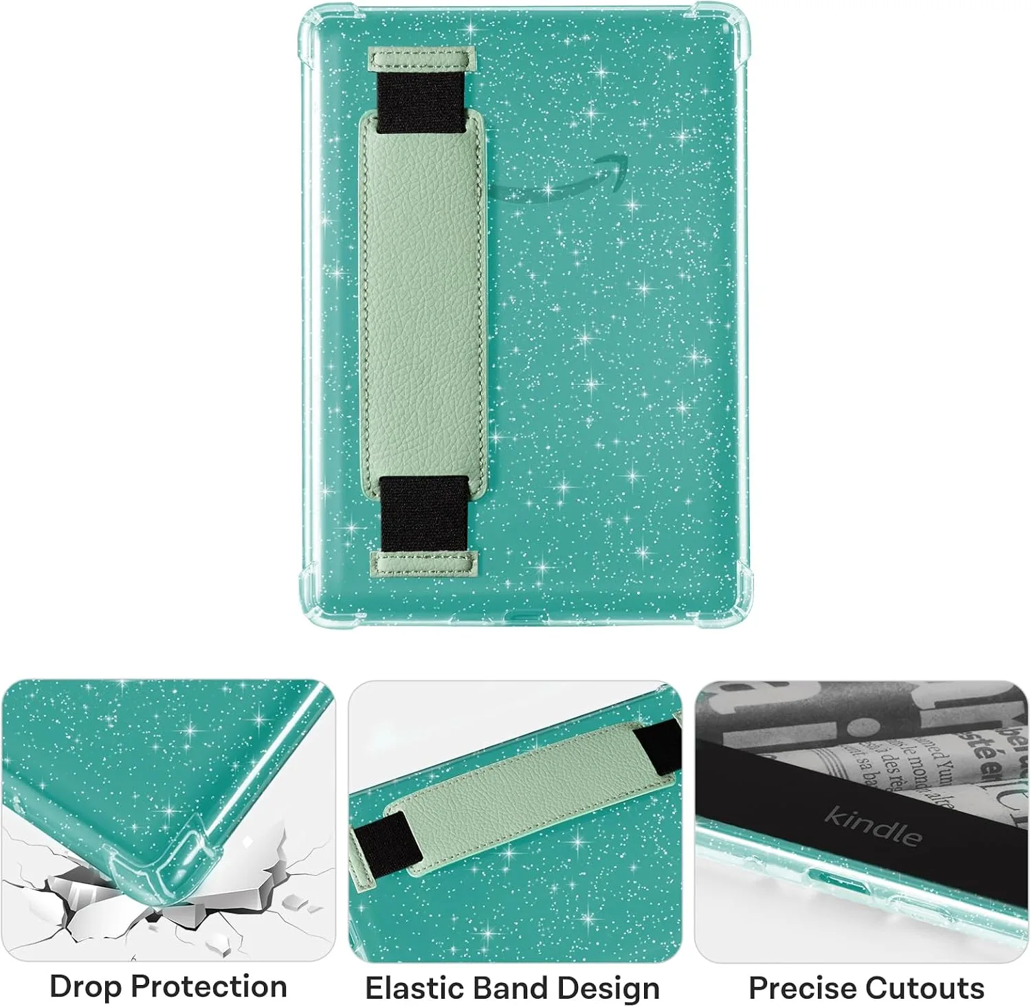 iDLEHANDS Clear Case for 7" Kindle Paperwhite 12th Gen & Kindle Colorsoft