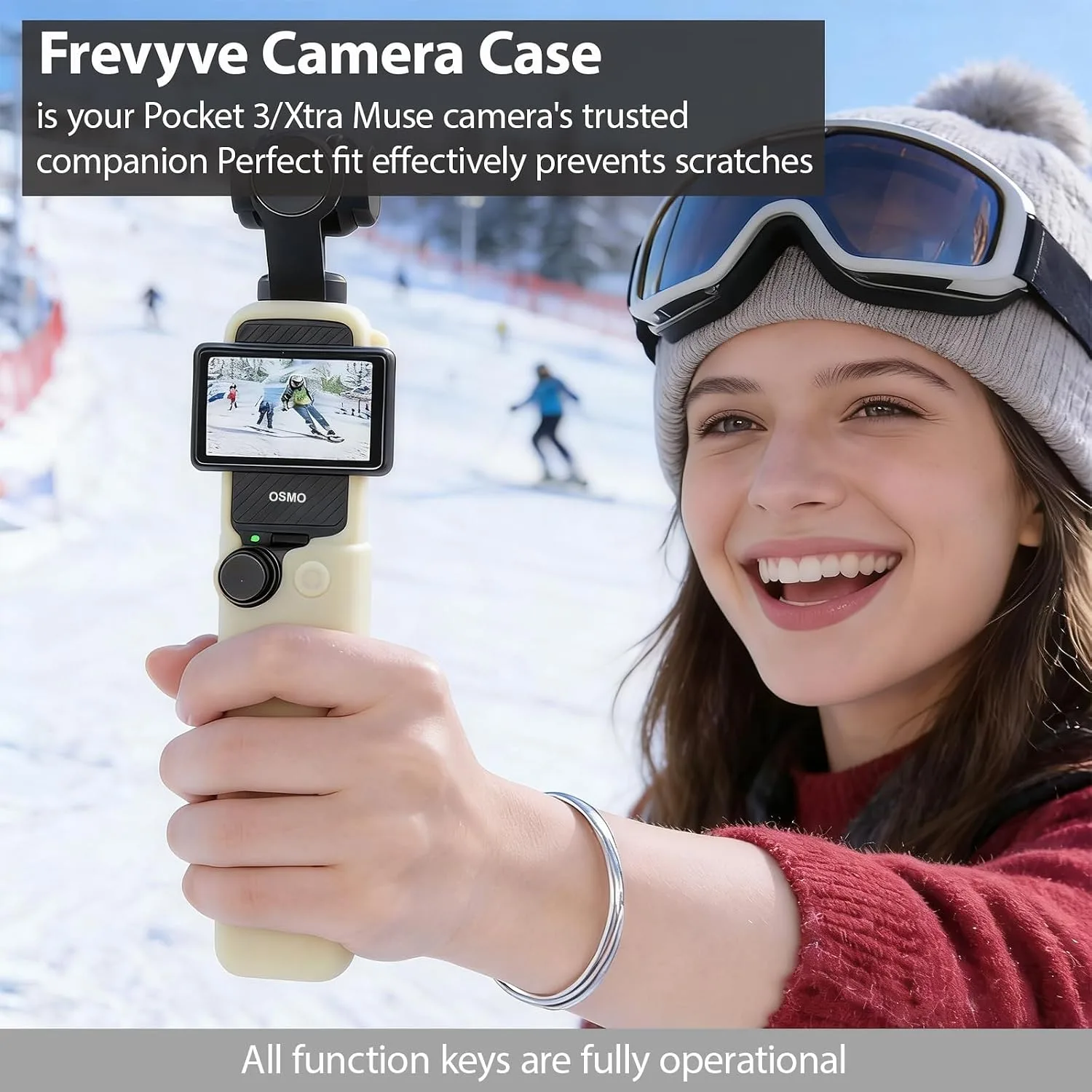 Case for DJI Osmo Pocket 3 / Xtra Muse Camera - Beige