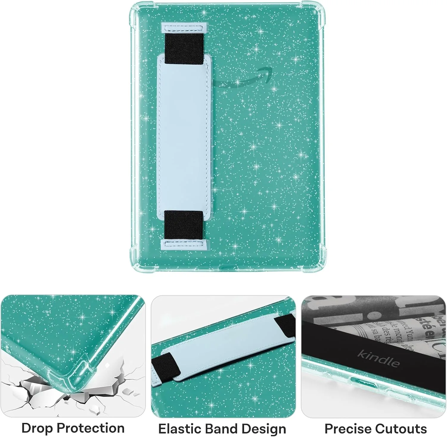 iDLEHANDS Clear Case for 7" Kindle Paperwhite 12th Gen & Kindle Colorsoft