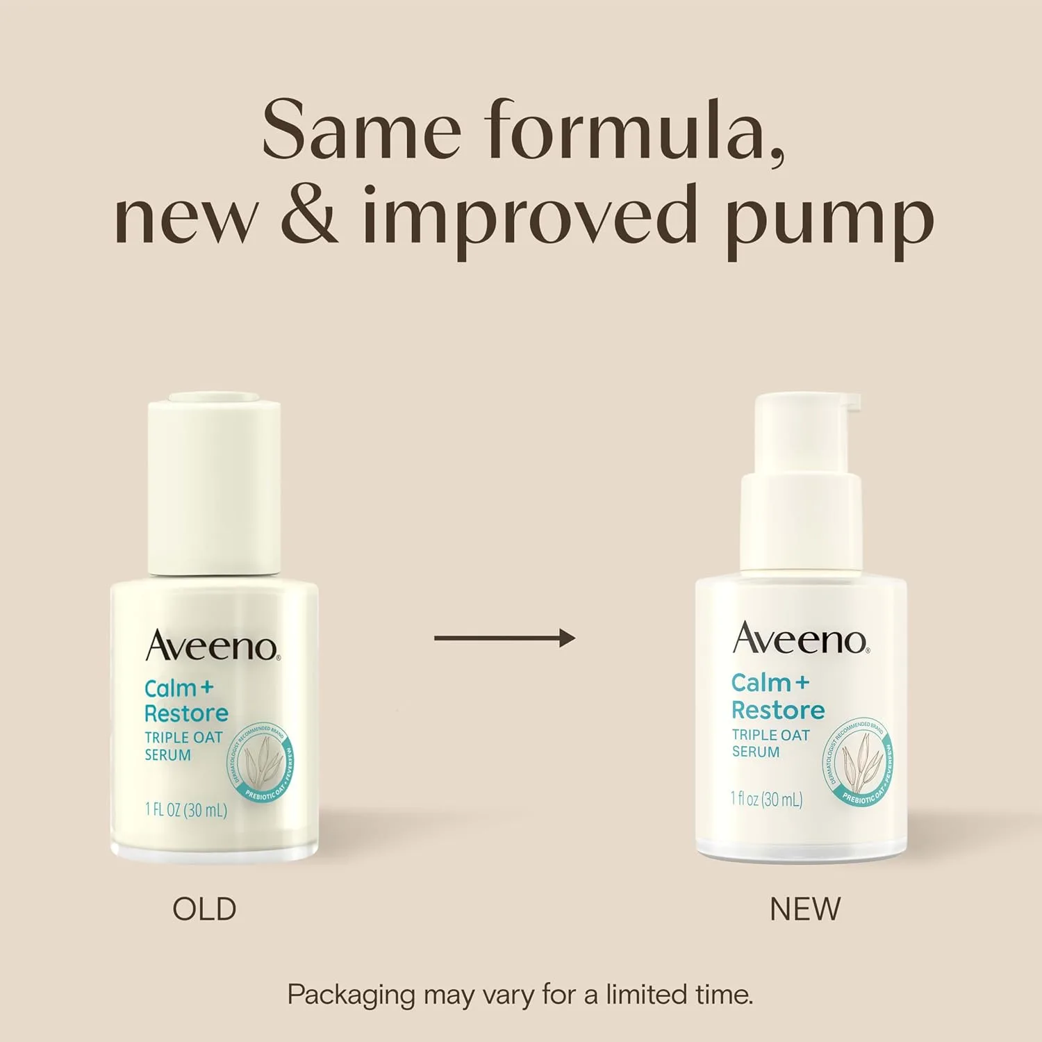 Aveeno Calm + Restore Triple Oat Face Serum, 1 fl. oz