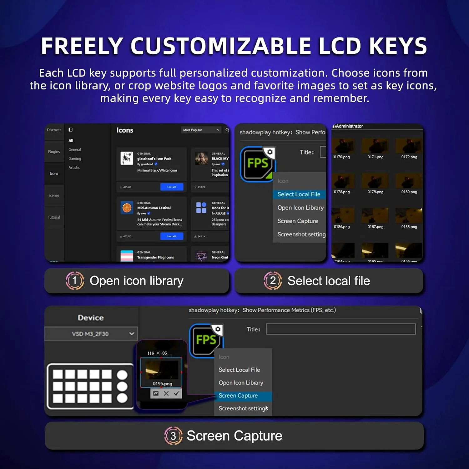 Stream Controller Deck for PC Work,Live Stream and Video Editing