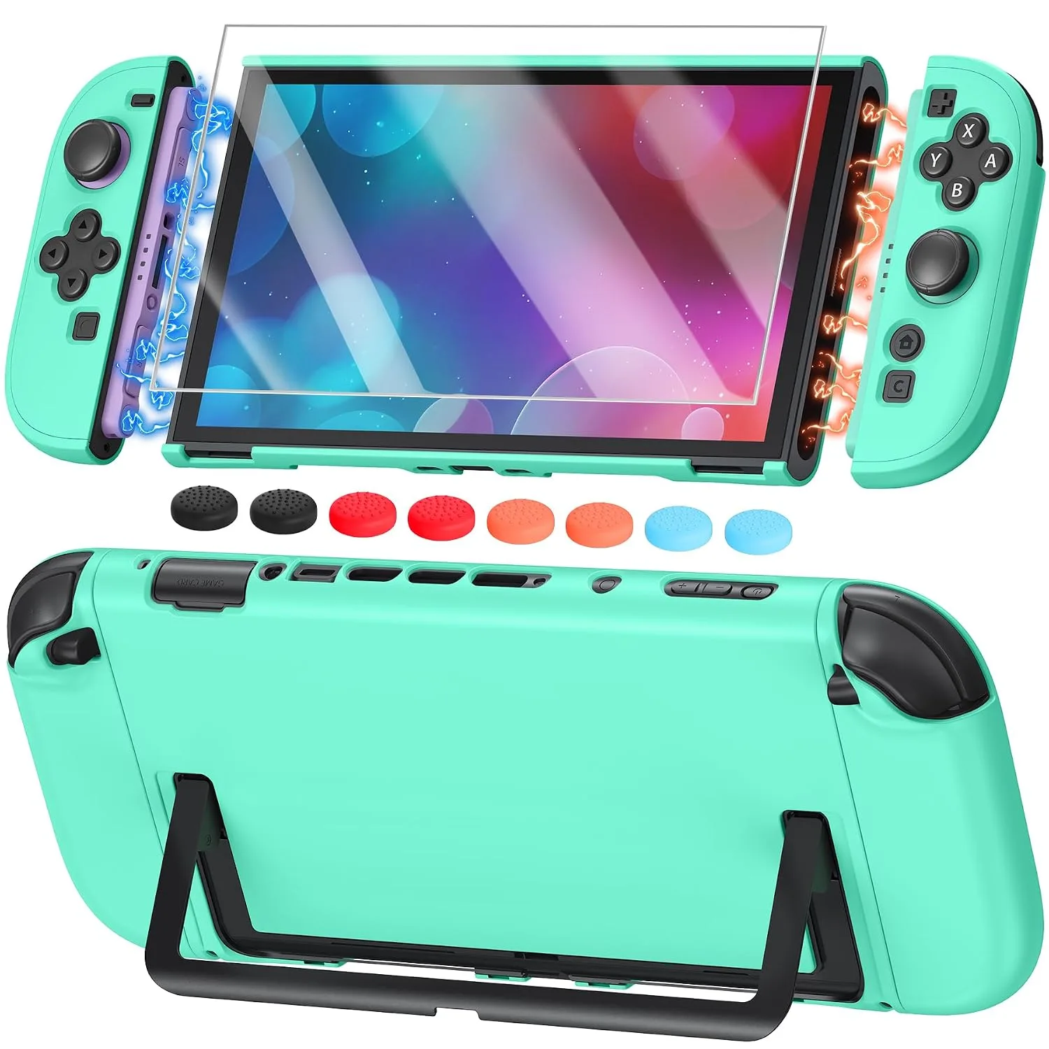 Switch 2 Cover Case&Screen Protector, FYOUNG Dockable Shell for Nintendo 2