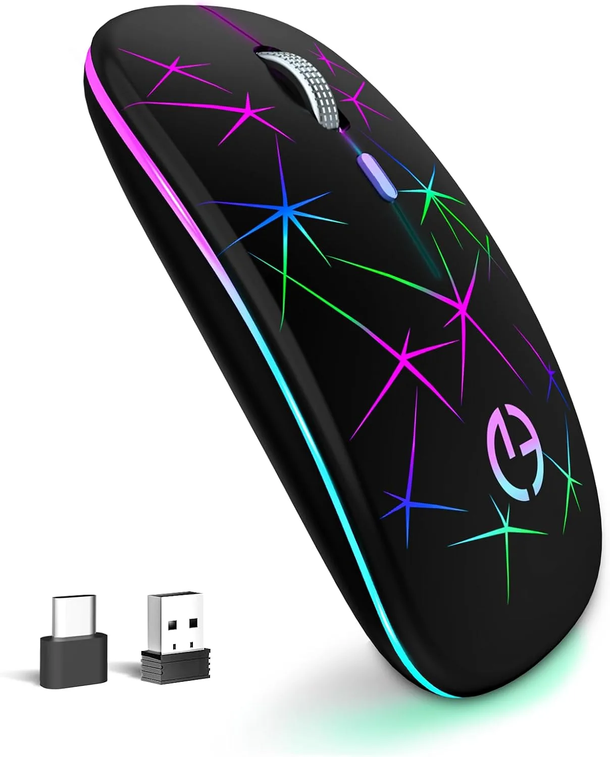 TaIYanG Wireless Mouse, 2.4G Slim Rechargeable Bluetooth Mouse for Laptop