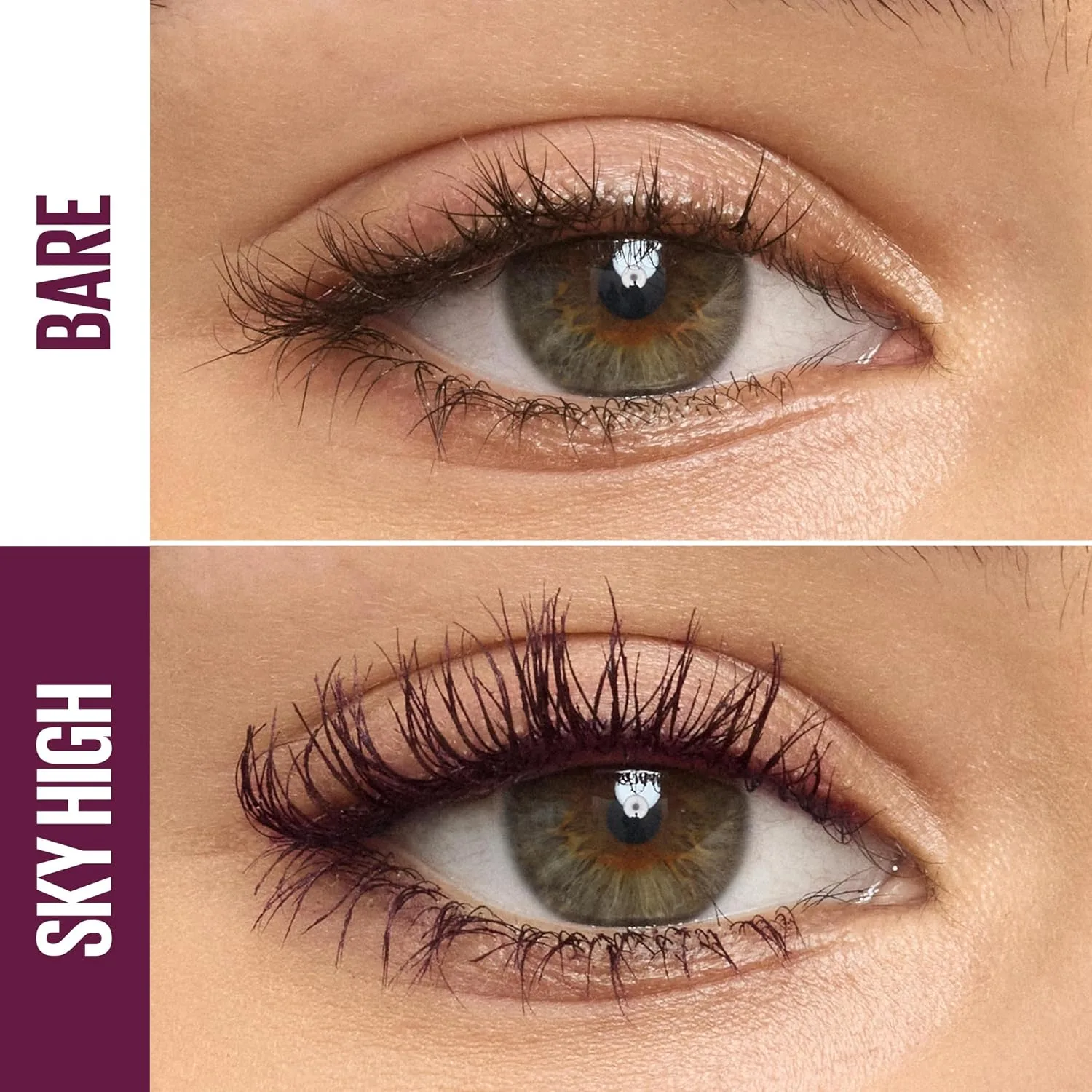 Maybelline Lash Sensational Sky High Mascara, Volumizing, Burgundy Haze