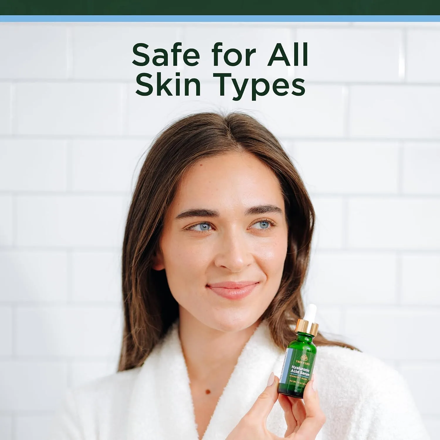 Tree of Life Hyaluronic Acid Serum for Face, Hydrating Serum, 4 Fl Oz