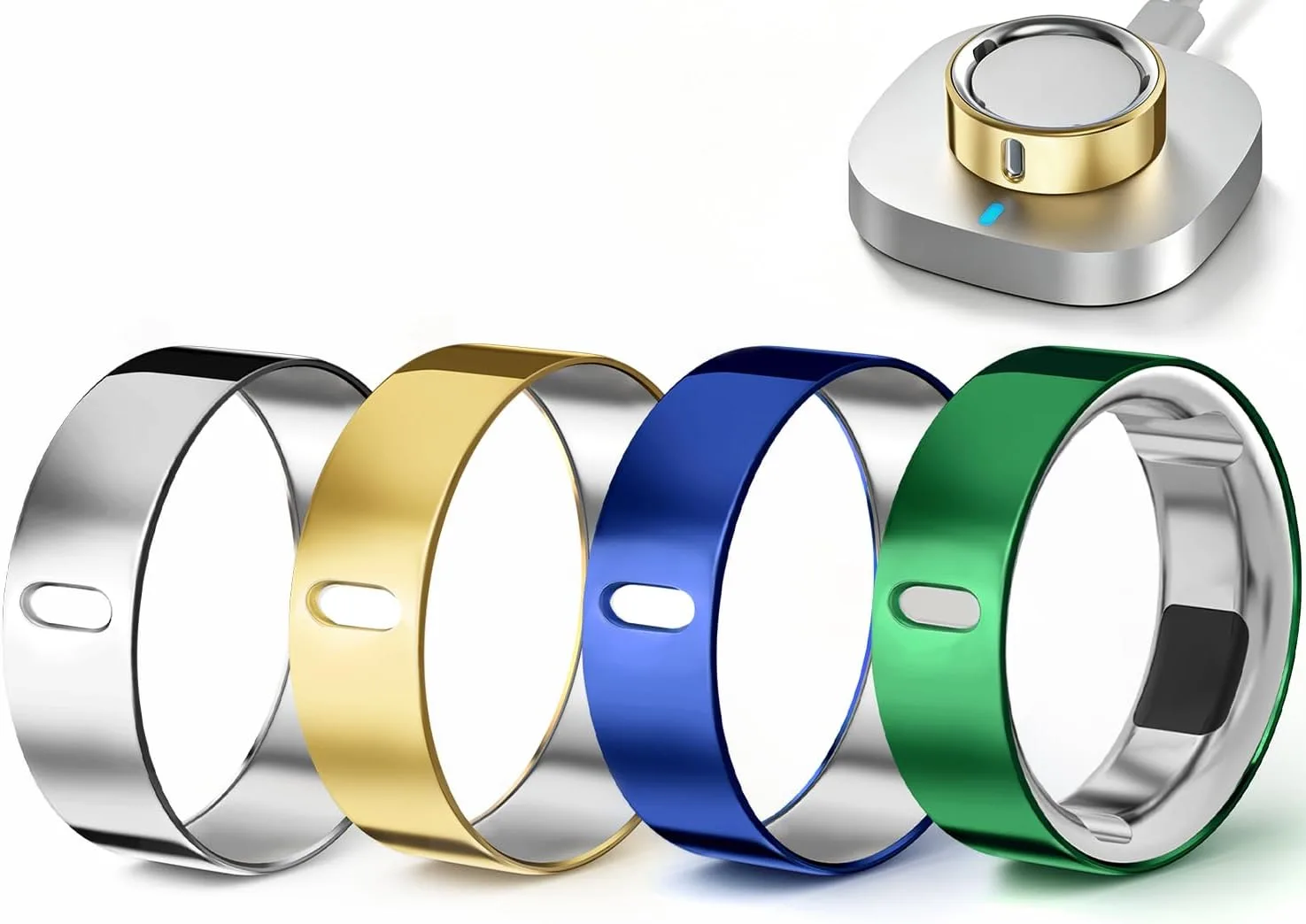 Protector para anillo Hexasider compatible con Oura Ring Gen 4/Gen 3 talla 6 4 unidades