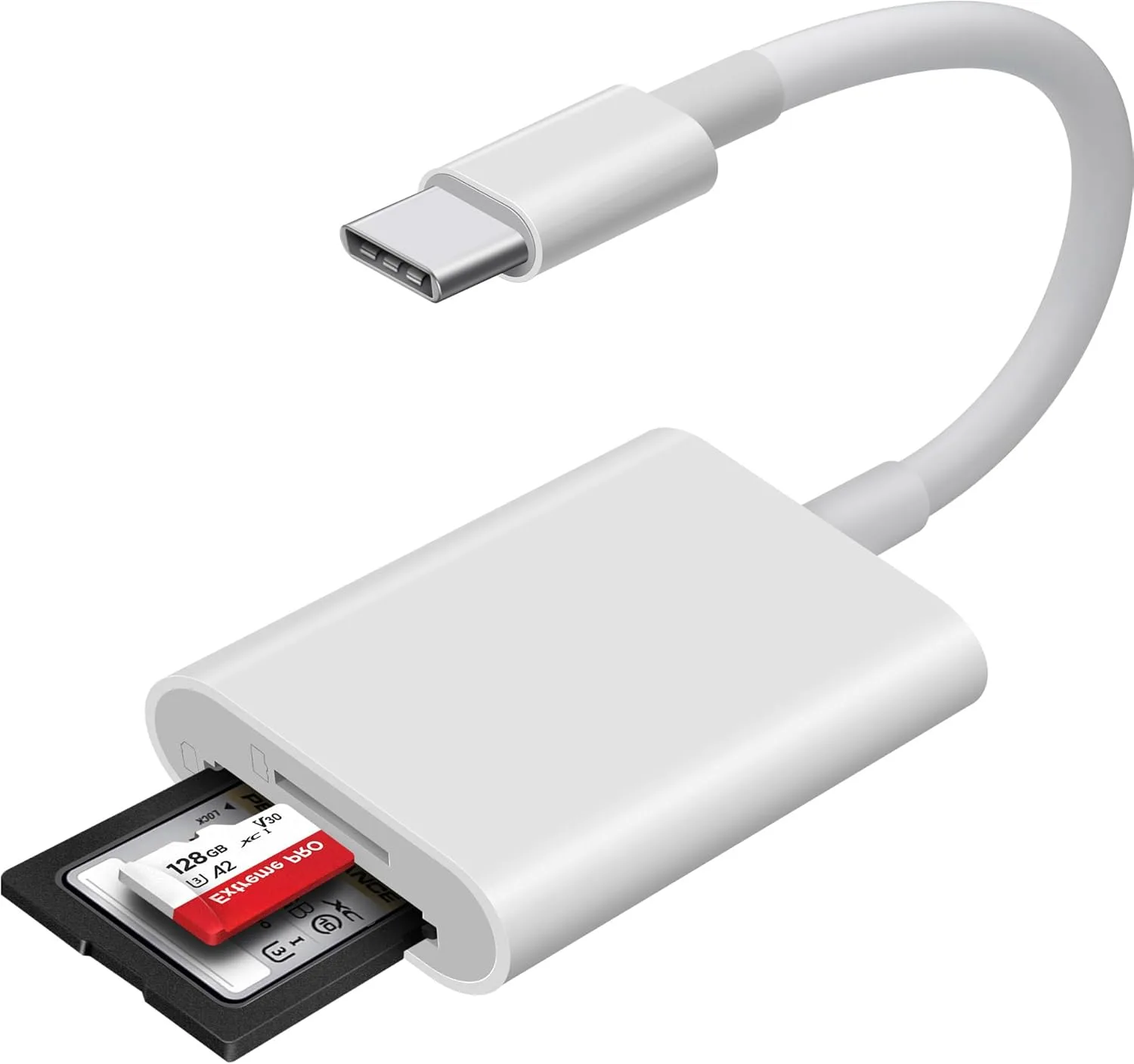 Lector de tarjetas SD USB C WNXSLOAD con ranuras SD y MicroSD para iPhone 15 16 y MacBook