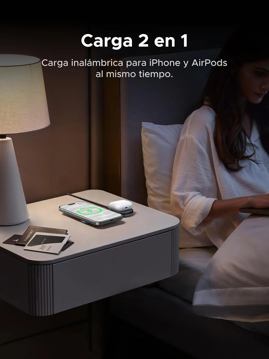 UGREEN MagFlow 25W Pocket-Sized 2-in-1 Foldable Wireless Charger