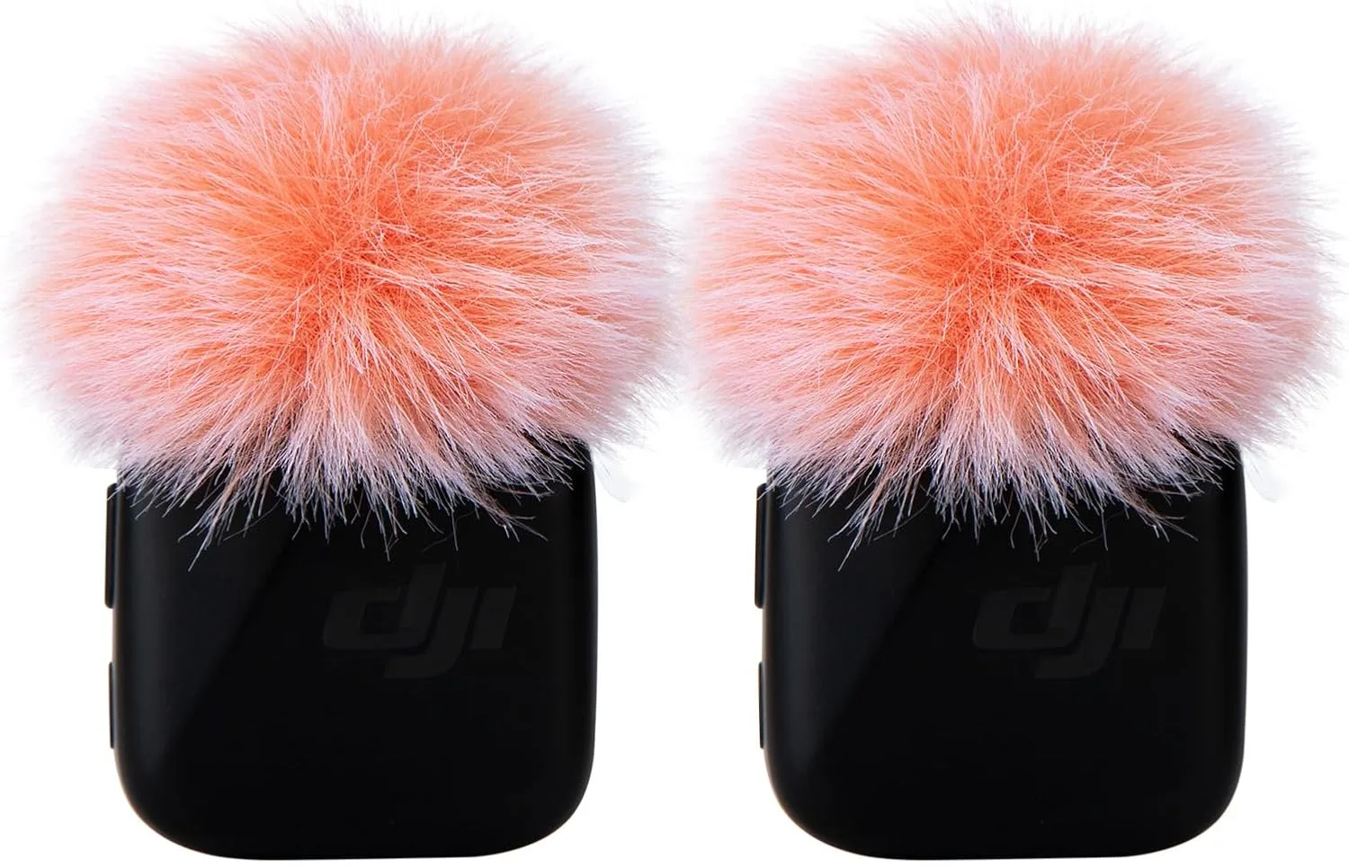 Micrófono Wibond para DJI Mic Mini protector antiviento peludo rosa 2 unidades