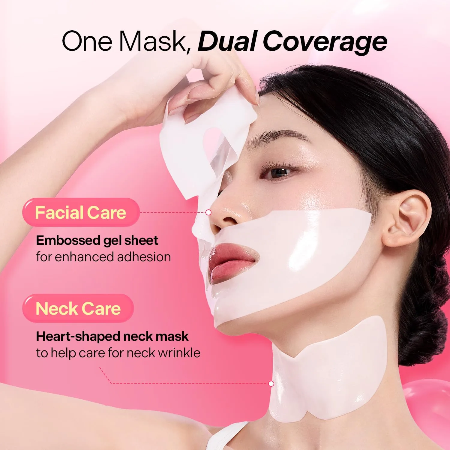 Torriden CELLMAZING Collagen Firming Gel Sheet Mask for Face & Neck (4 Pack) | Smoother, Firmer-Looking Skin with 5D Collagen Complex | Korean Skincare Mask