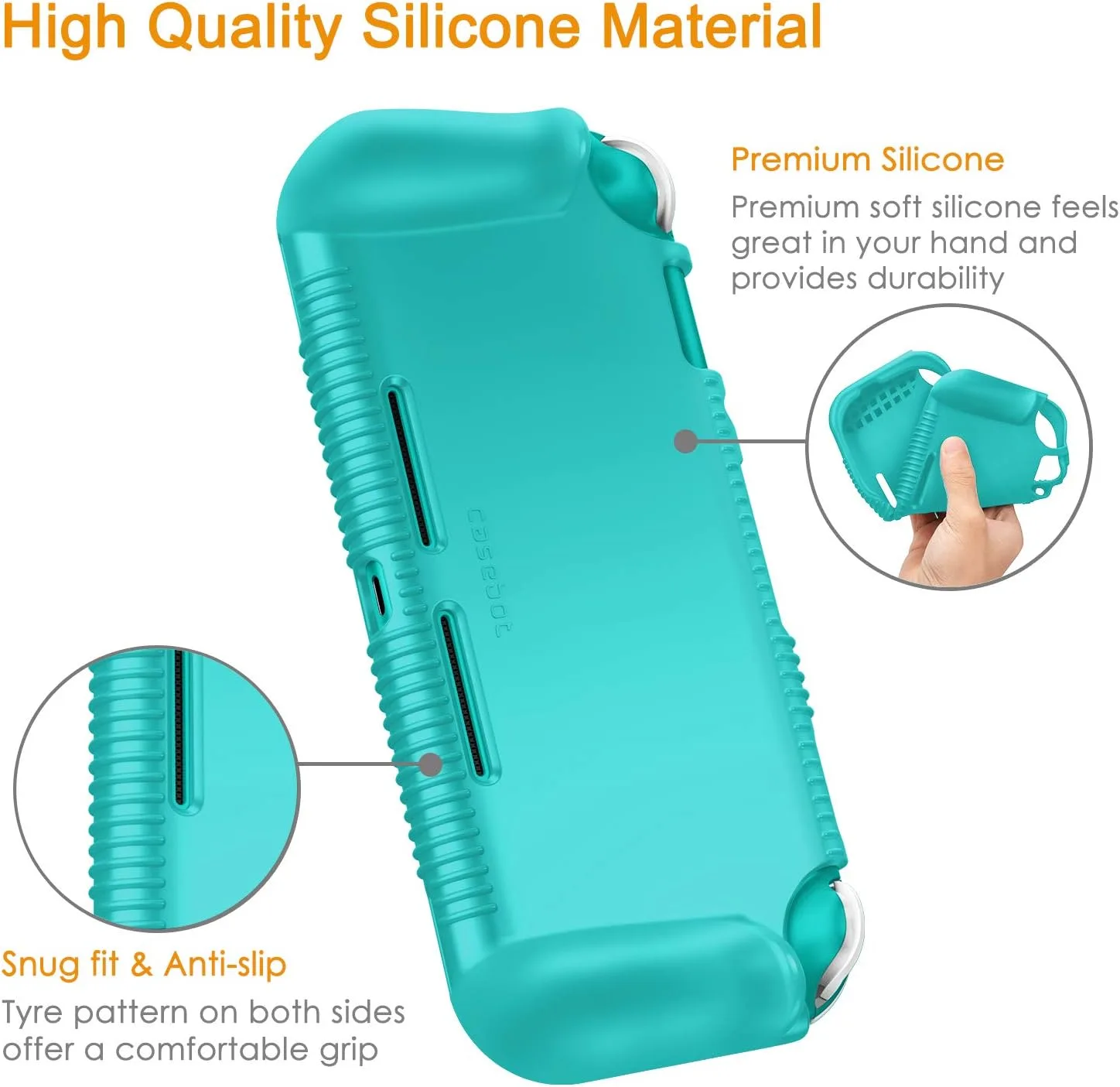 FINTIE Soft Silicone Protective Case for Nintendo Switch Lite 2019