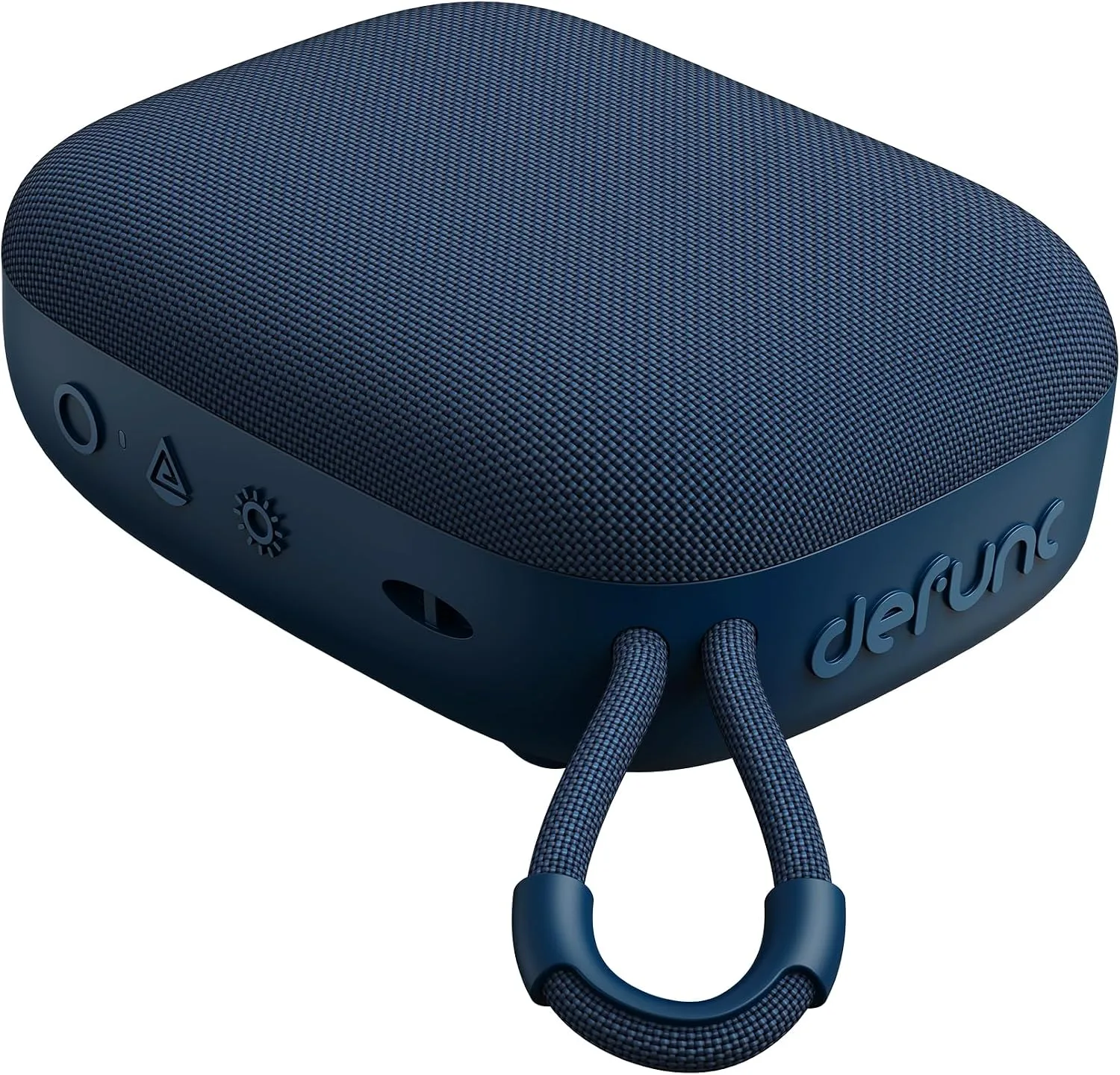 Defunc BEAT5 Bluetooth Speaker, Swedish Scandinavian Design, Bluetooth 6.0 Portable Speaker, Compact 5W Sound, AI App, IPX7 Waterproof, Ultra-Light, Blue