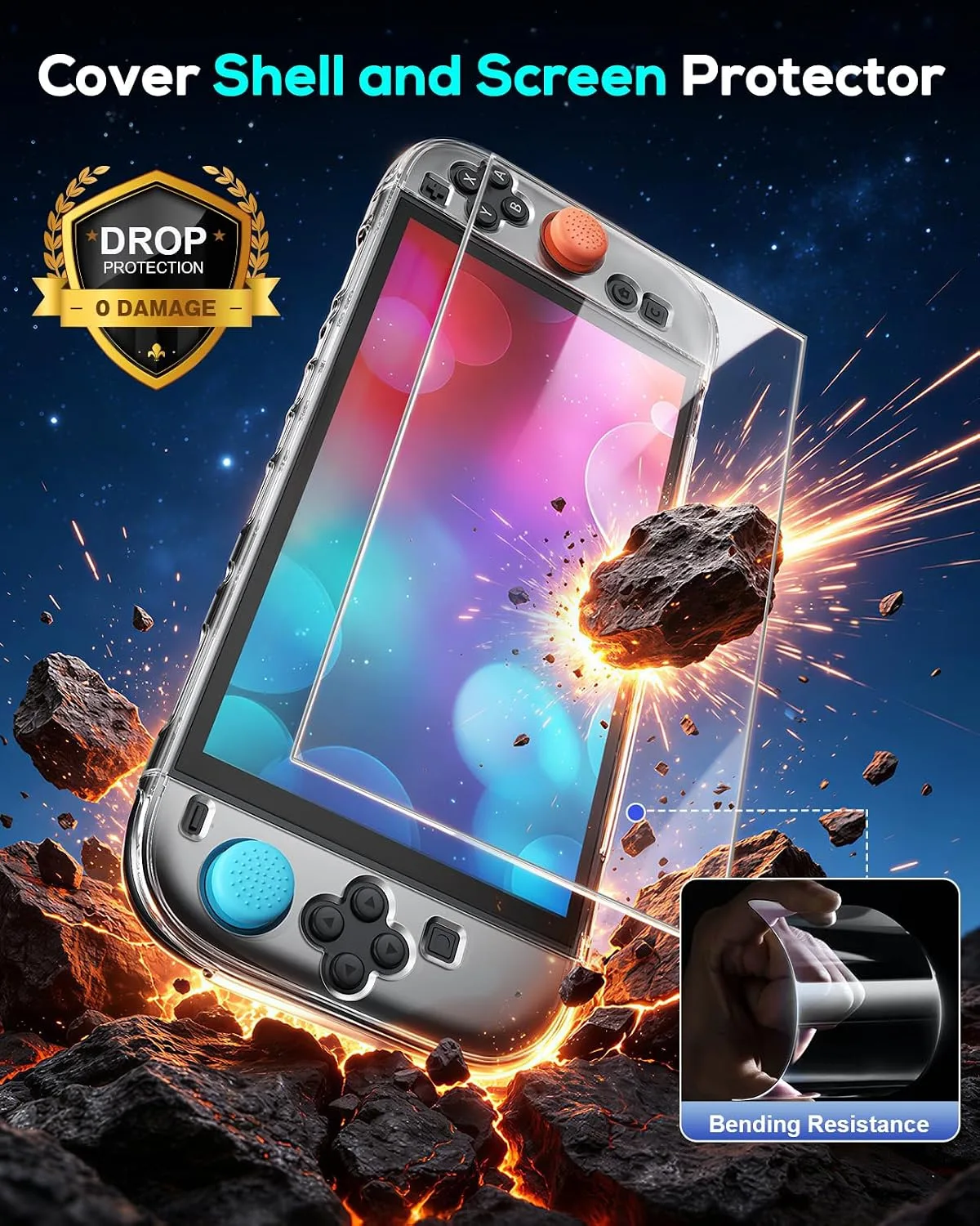 Auarte [Charge Inside] Switch 2 Carrying Case for Nintendo Switch 2 Console