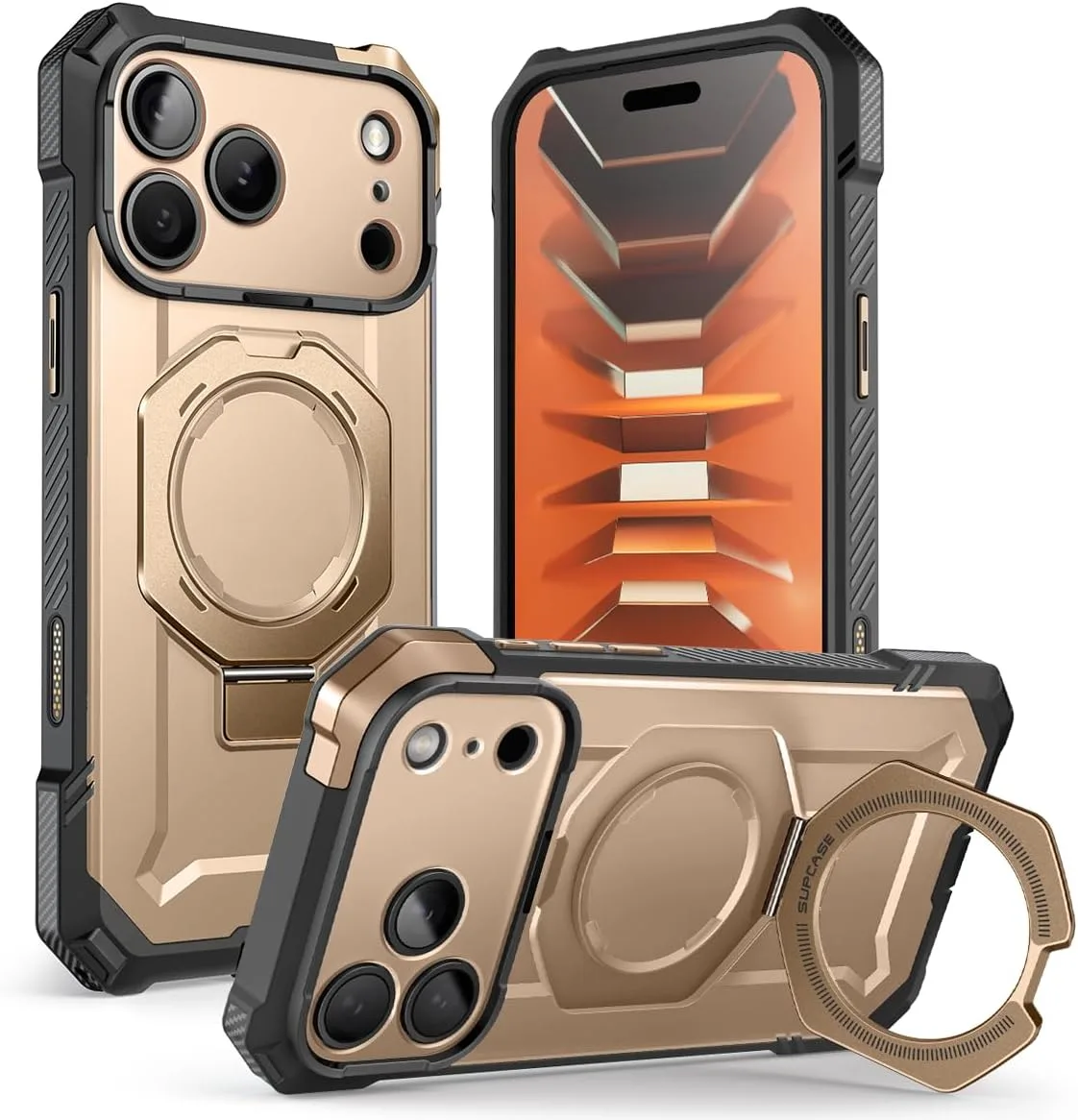 SUPCASE for iPhone 18 Pro Case / 17 Pro Case with Stand, Desert