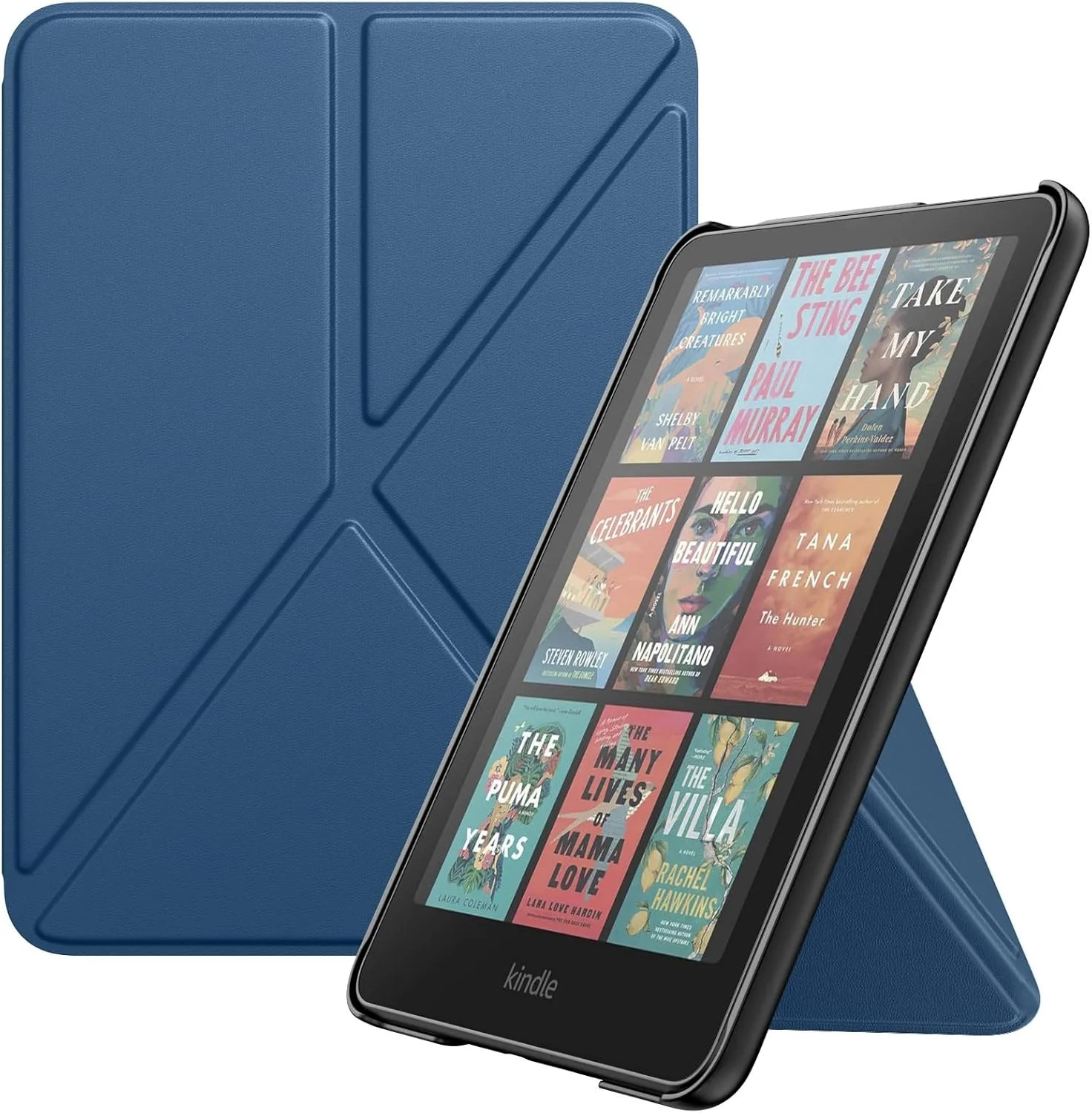 MoKo Case for 7" Kindle Paperwhite 12th Generation 2025/2024, Dark Sea Blue